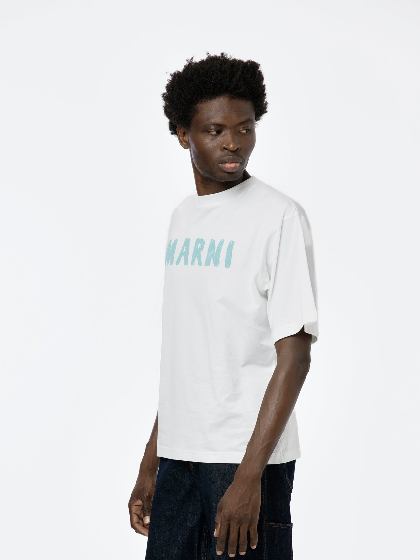 Brushed Logo T-shirt (Lily White)