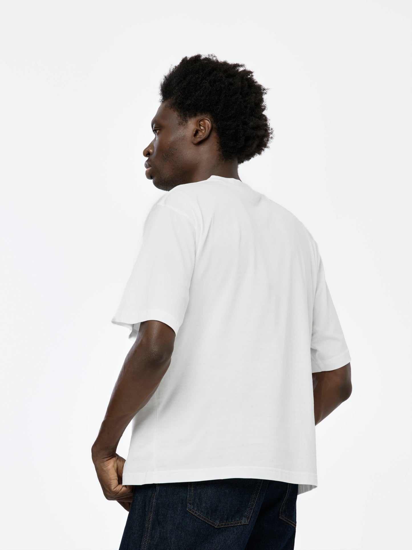 Brushed Logo T-shirt (Lily White)