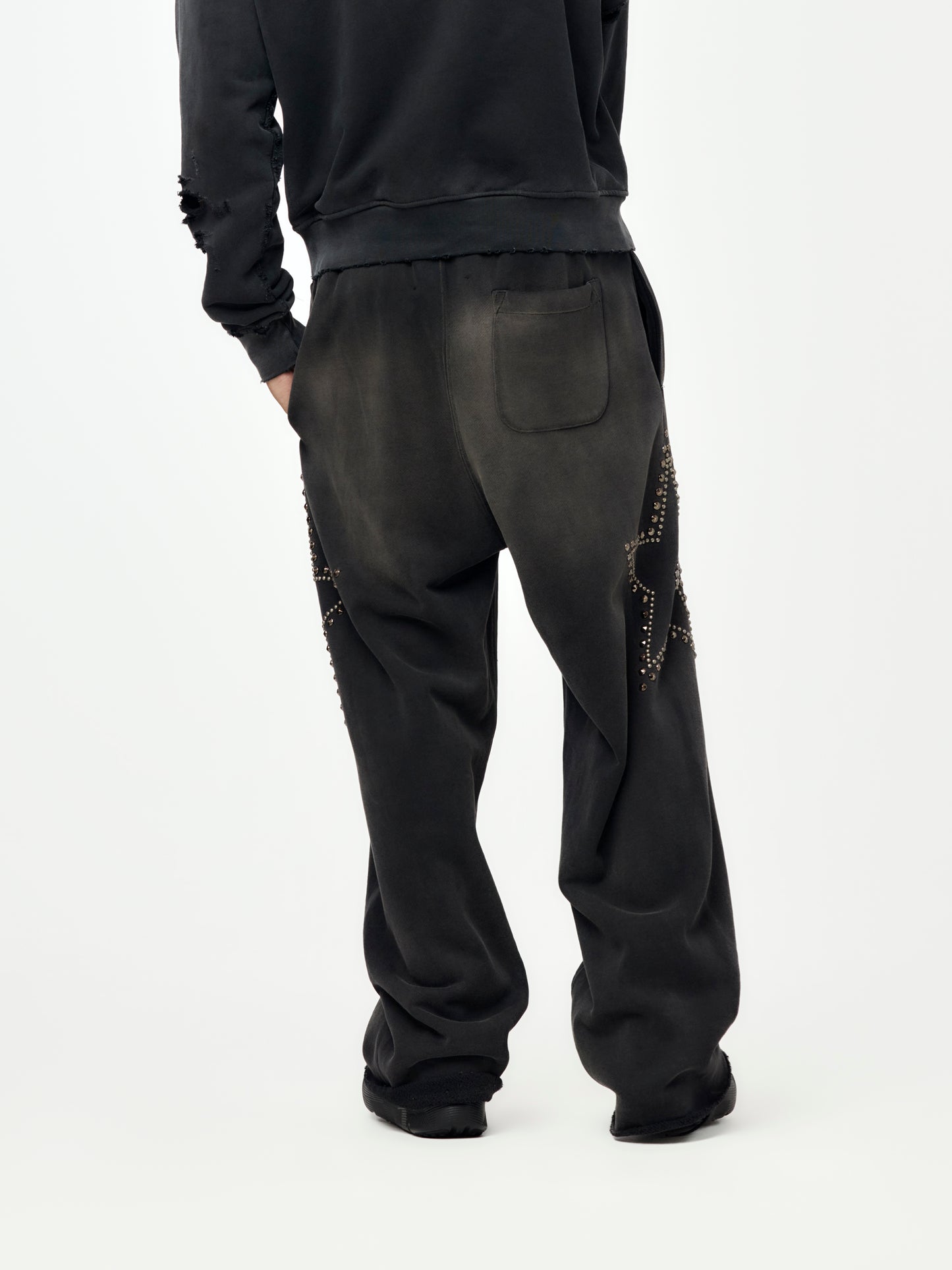 Star Studded Sweatpant (Black)