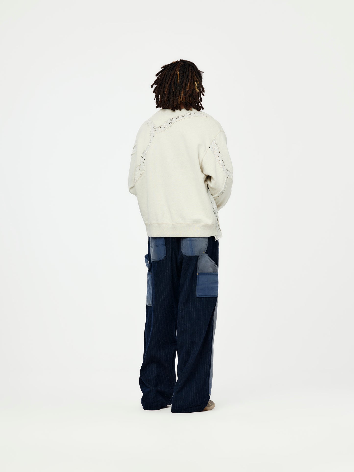 Asymmetric Sweat T-Shirt (Oatmeal)