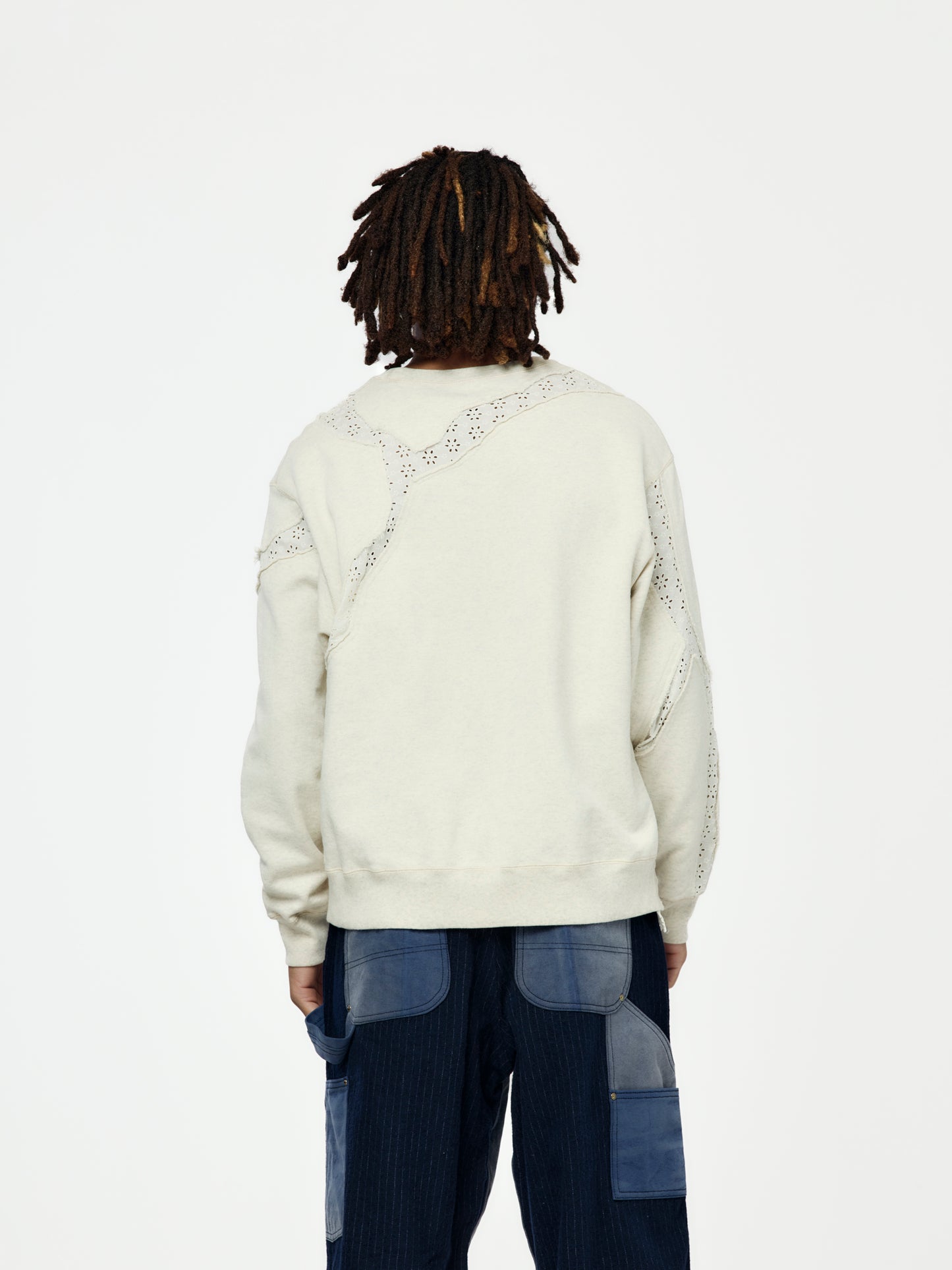 Asymmetric Sweat T-Shirt (Oatmeal)