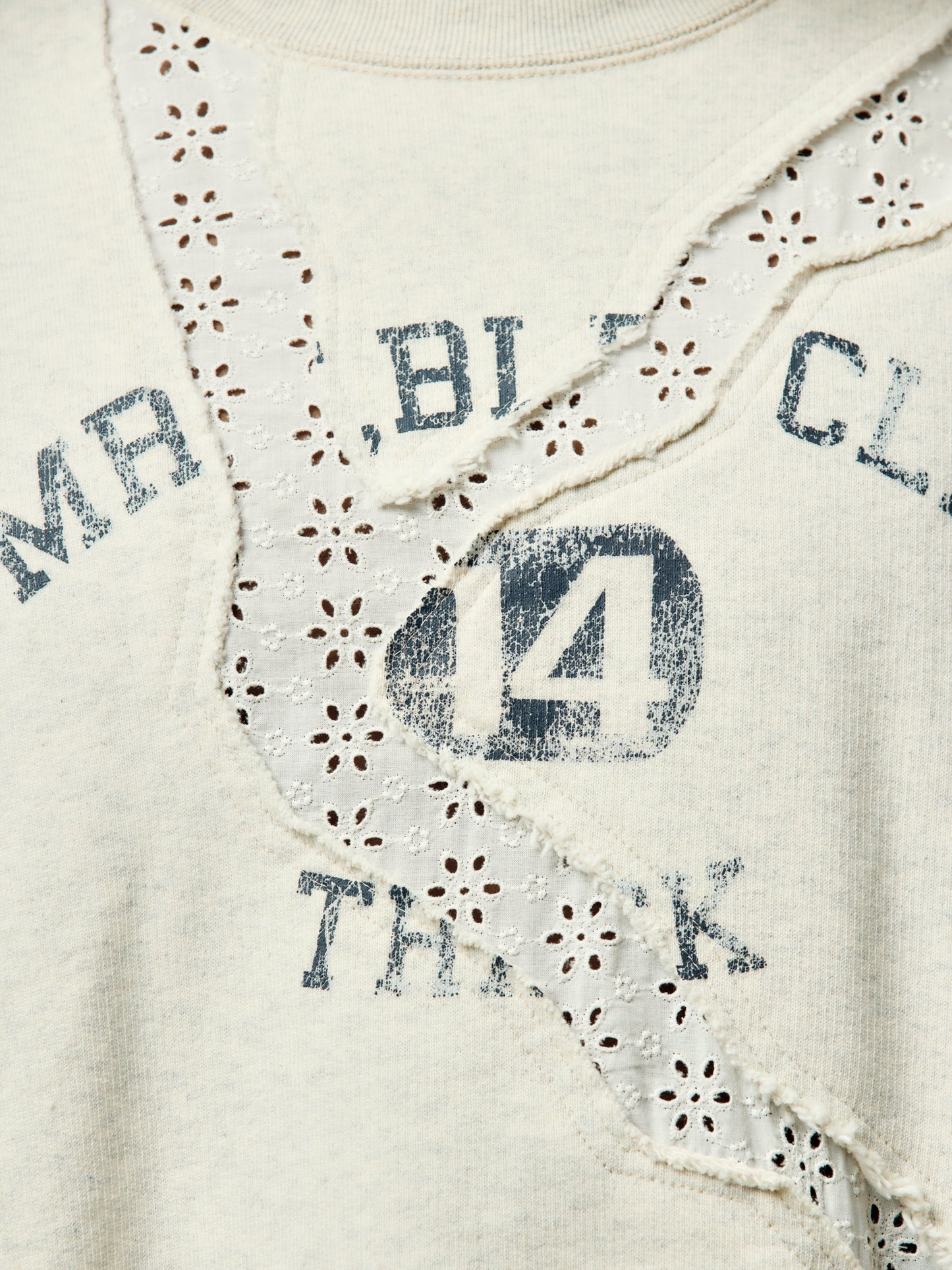 Asymmetric Sweat T-Shirt (Oatmeal)
