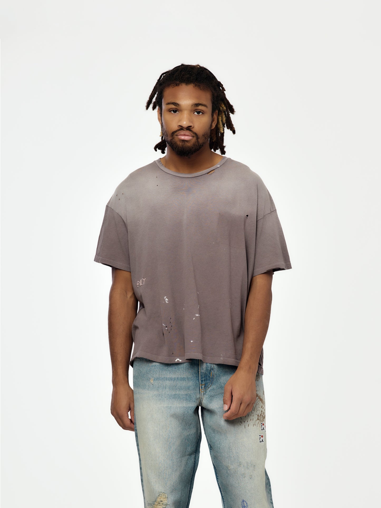 Bead Tee (Brown)
