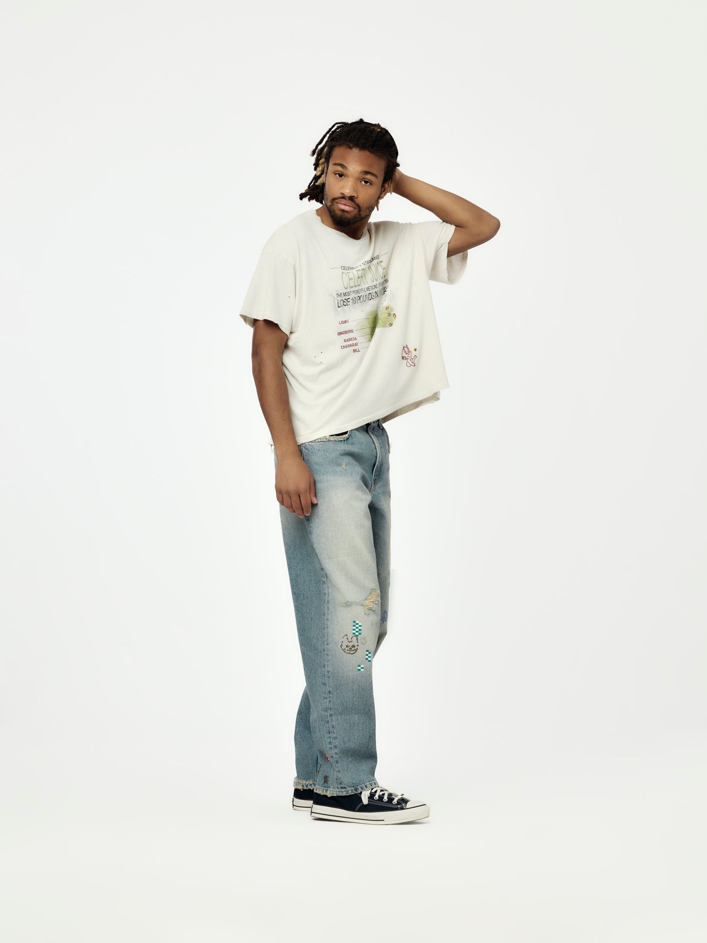 Celery Cleanse Tee (Vintage White)