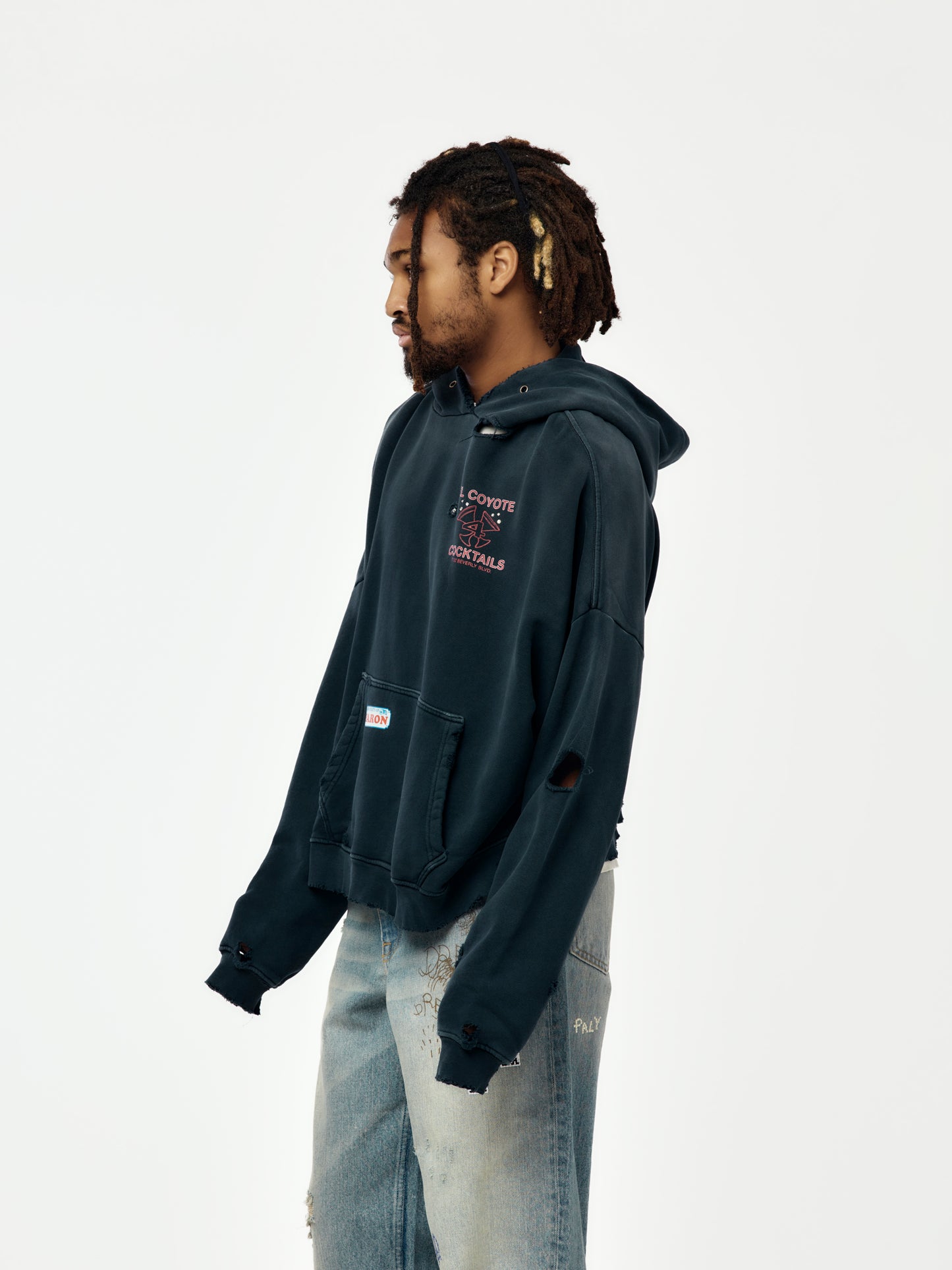 Valley Of Dolls Hooded Sweatshirt (Vintage Black)