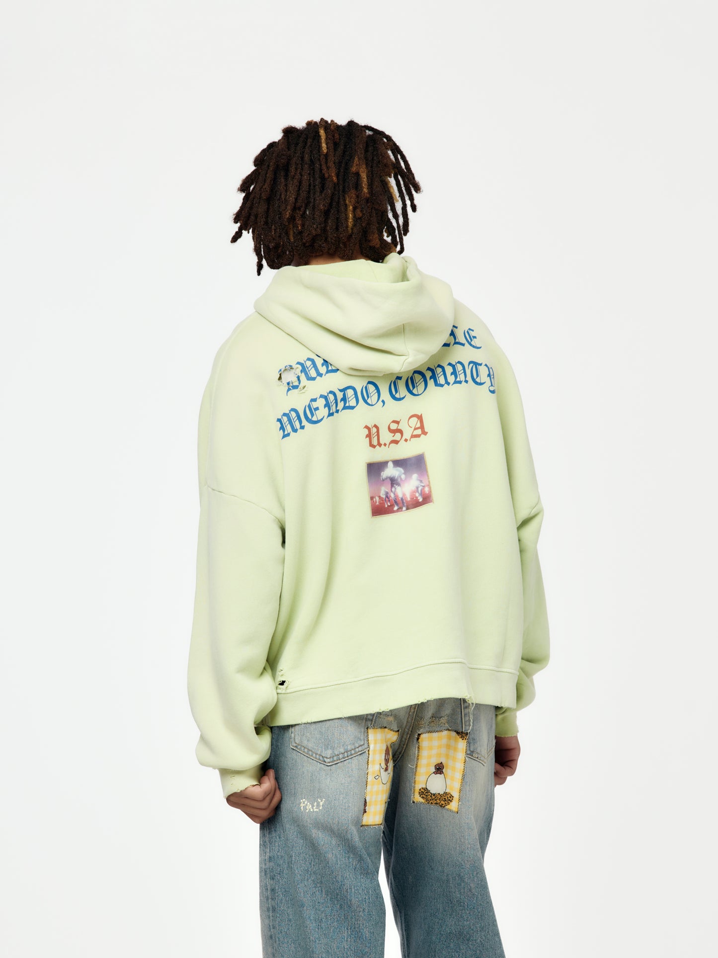 Eternal Return Hooded Sweatshirt (Light Green)