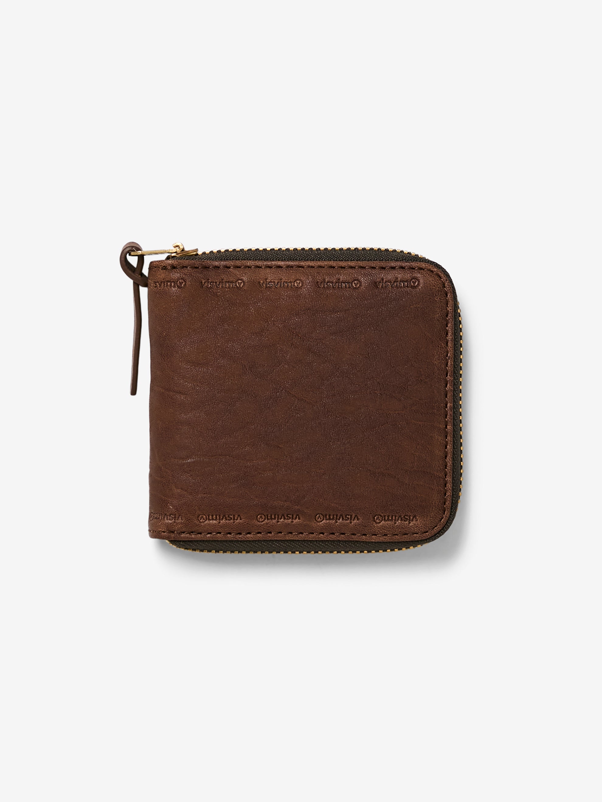 Visvim LEATHER BI-FOLD WALLET (BROWN) - UNION LOS ANGELES