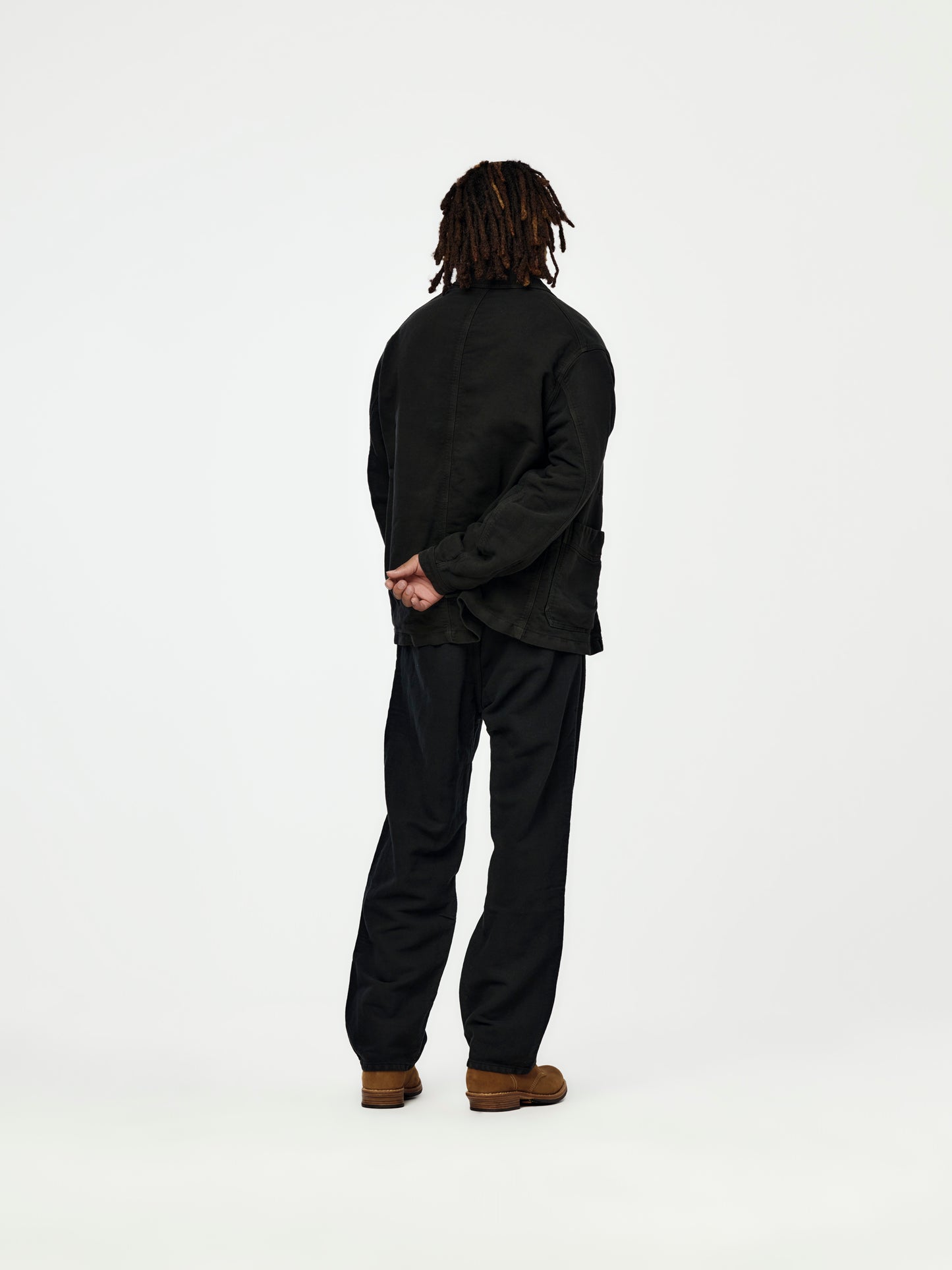 TRAVAIL COVERALL MOLESKIN (DMGD BLACK)