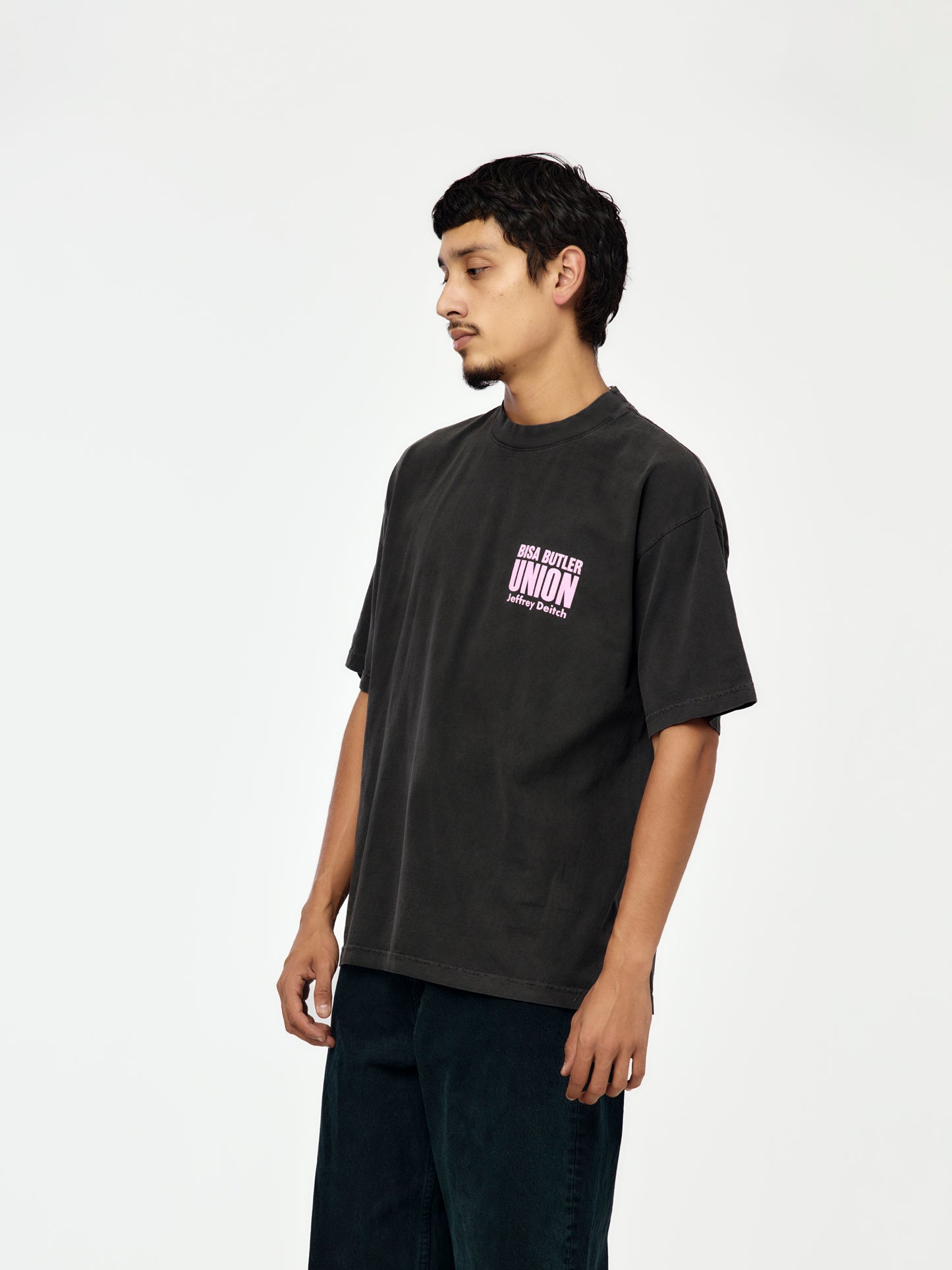 BISA FRONT TEE (VINTAGE BLACK)