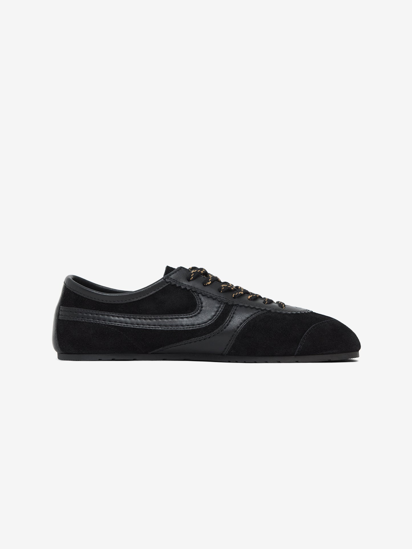 Calf Leather Sneakers (Black)