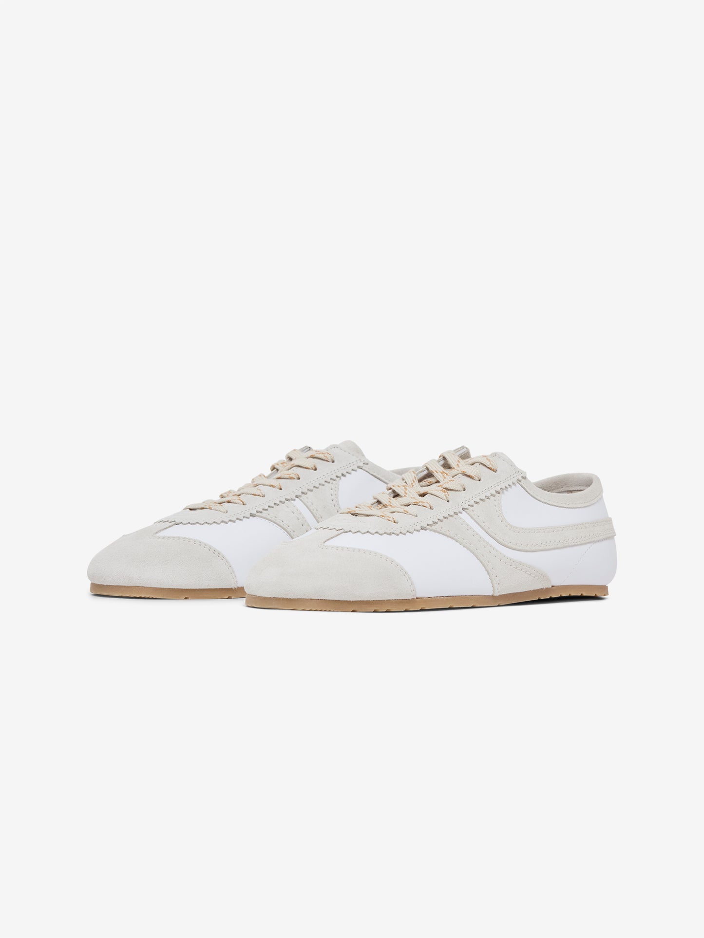 Calf Leather Sneakers (White)