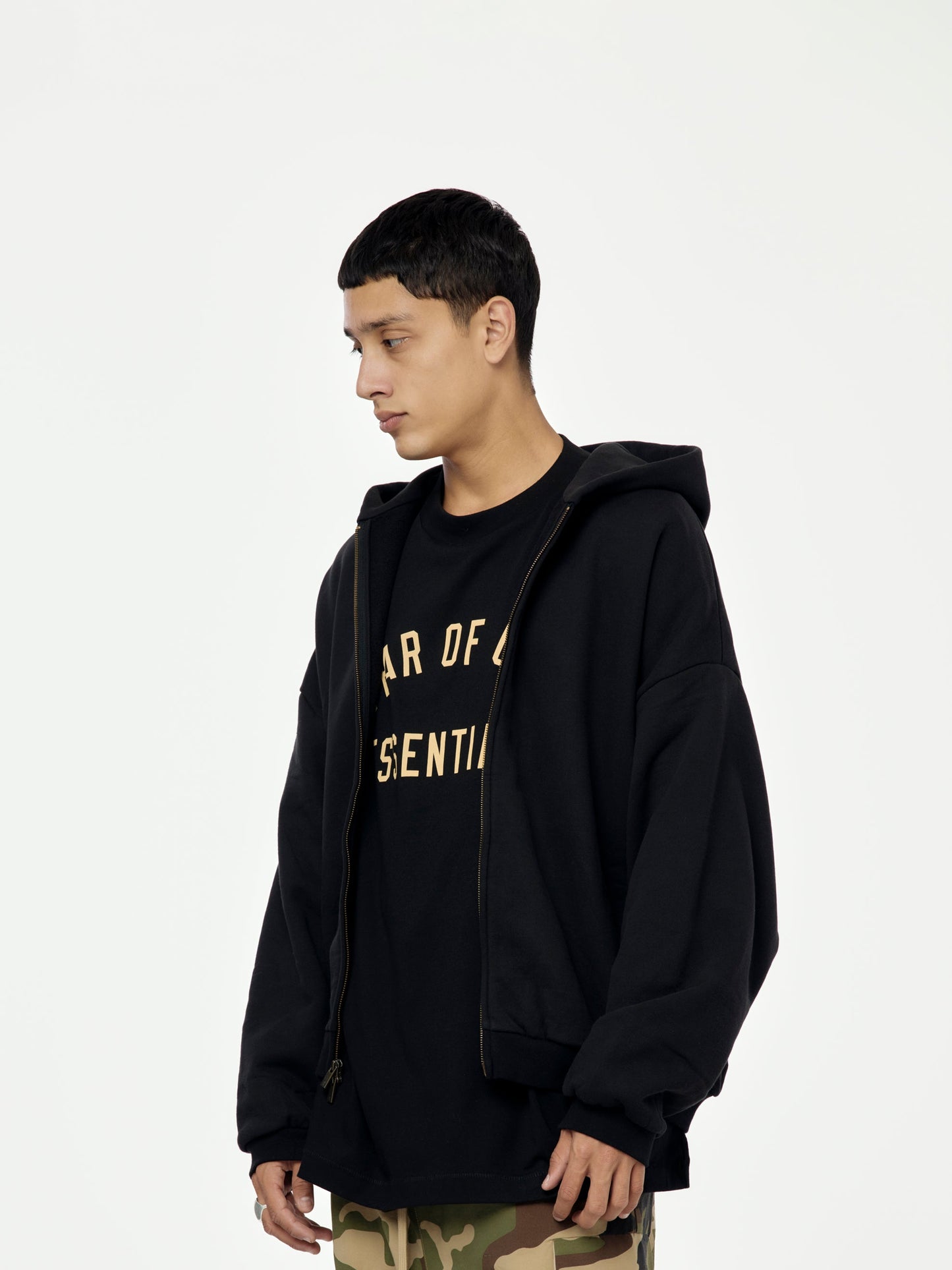 Heavy Fleece Fullzip Hoodie (Blk)