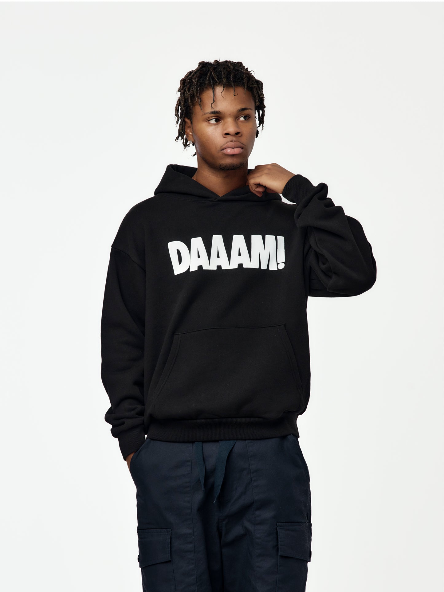 PATTA DAAMN HOODIE (BLACK)