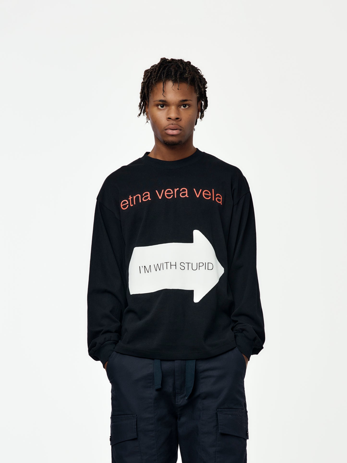 Etna Vera Vela L/S T-Shirt (Black)