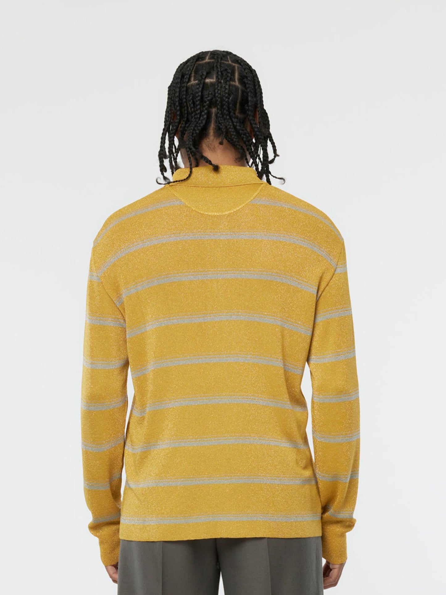 OVERSIZED DAD LUREX POLO