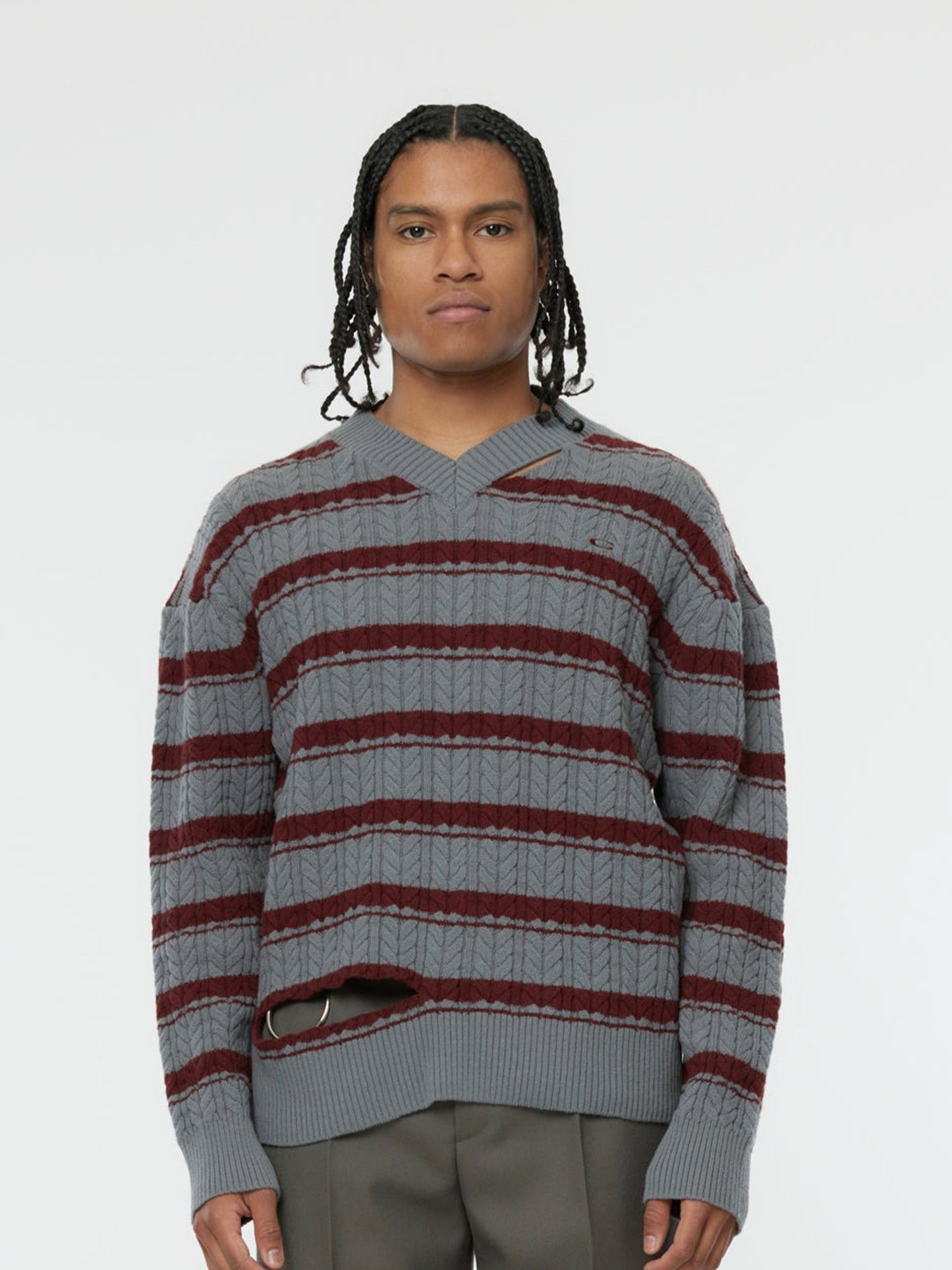 UNIVERSITY CABLE SWEATER