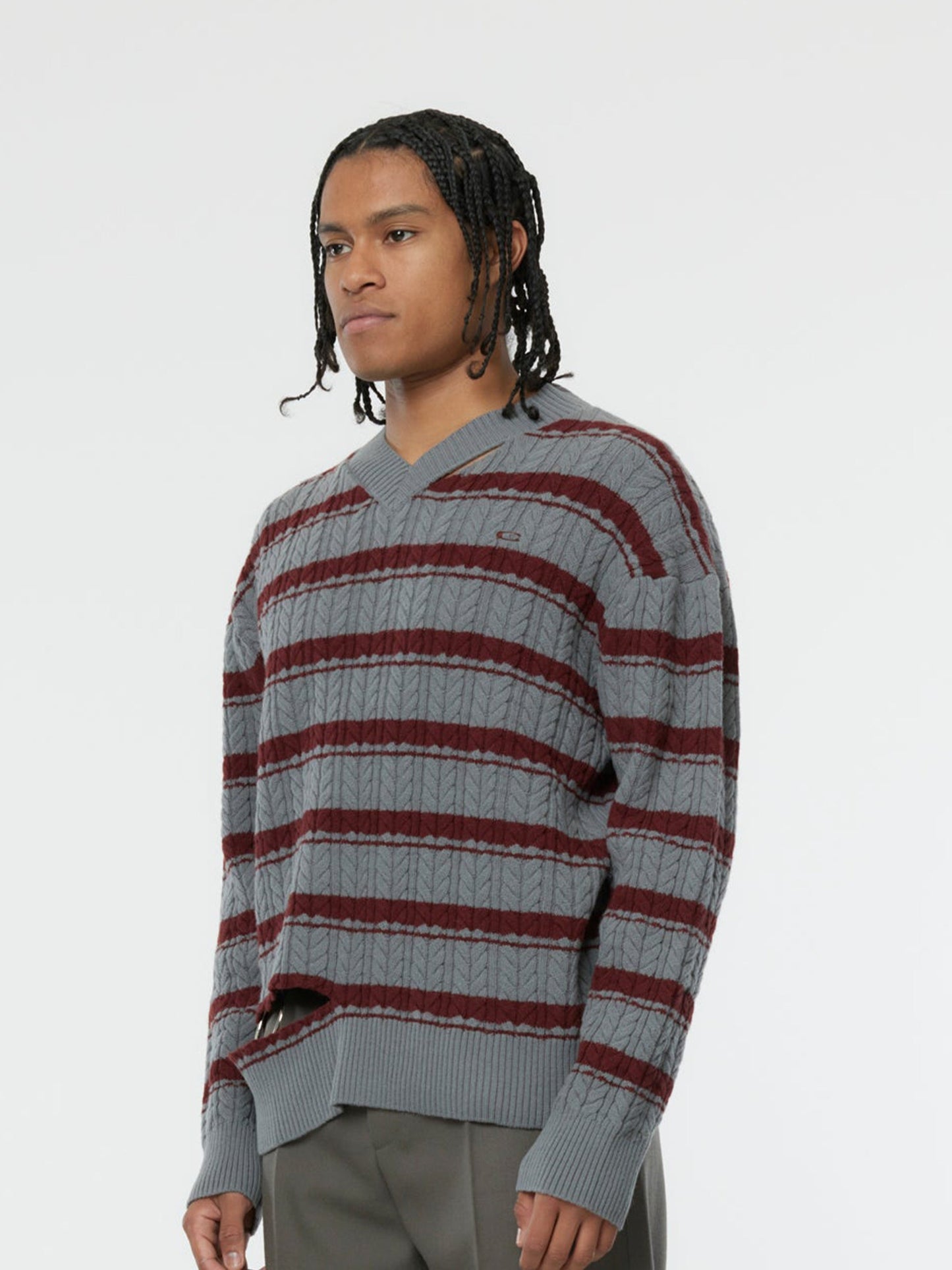 UNIVERSITY CABLE SWEATER