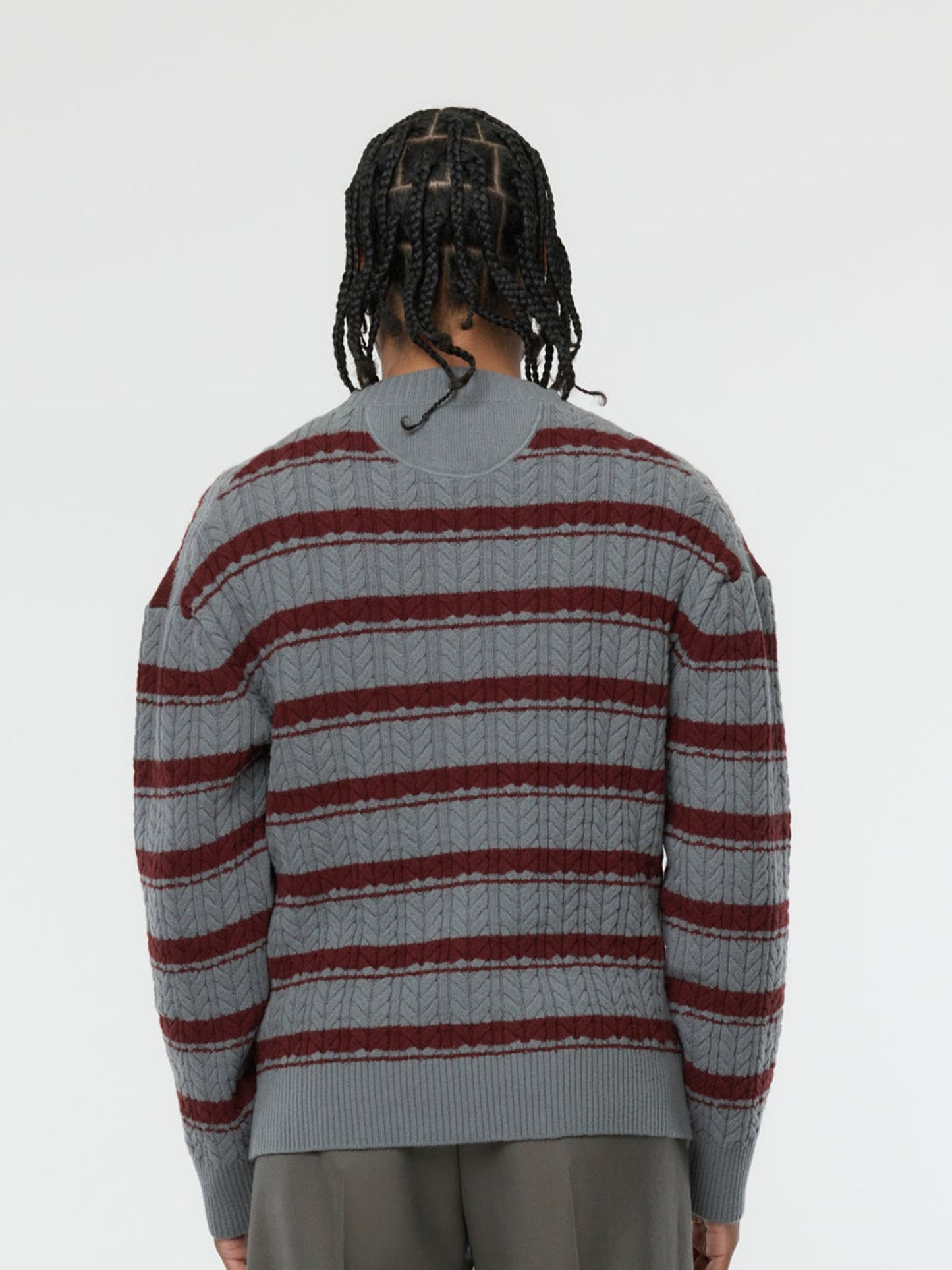 UNIVERSITY CABLE SWEATER