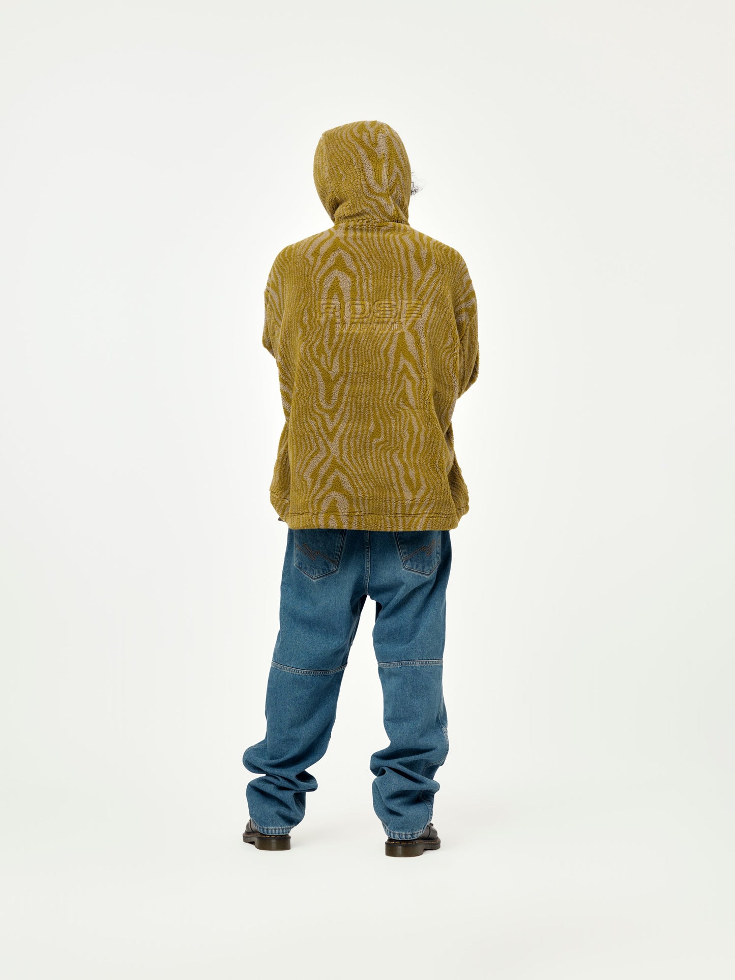 Oversized Fleece (Green/Beige)