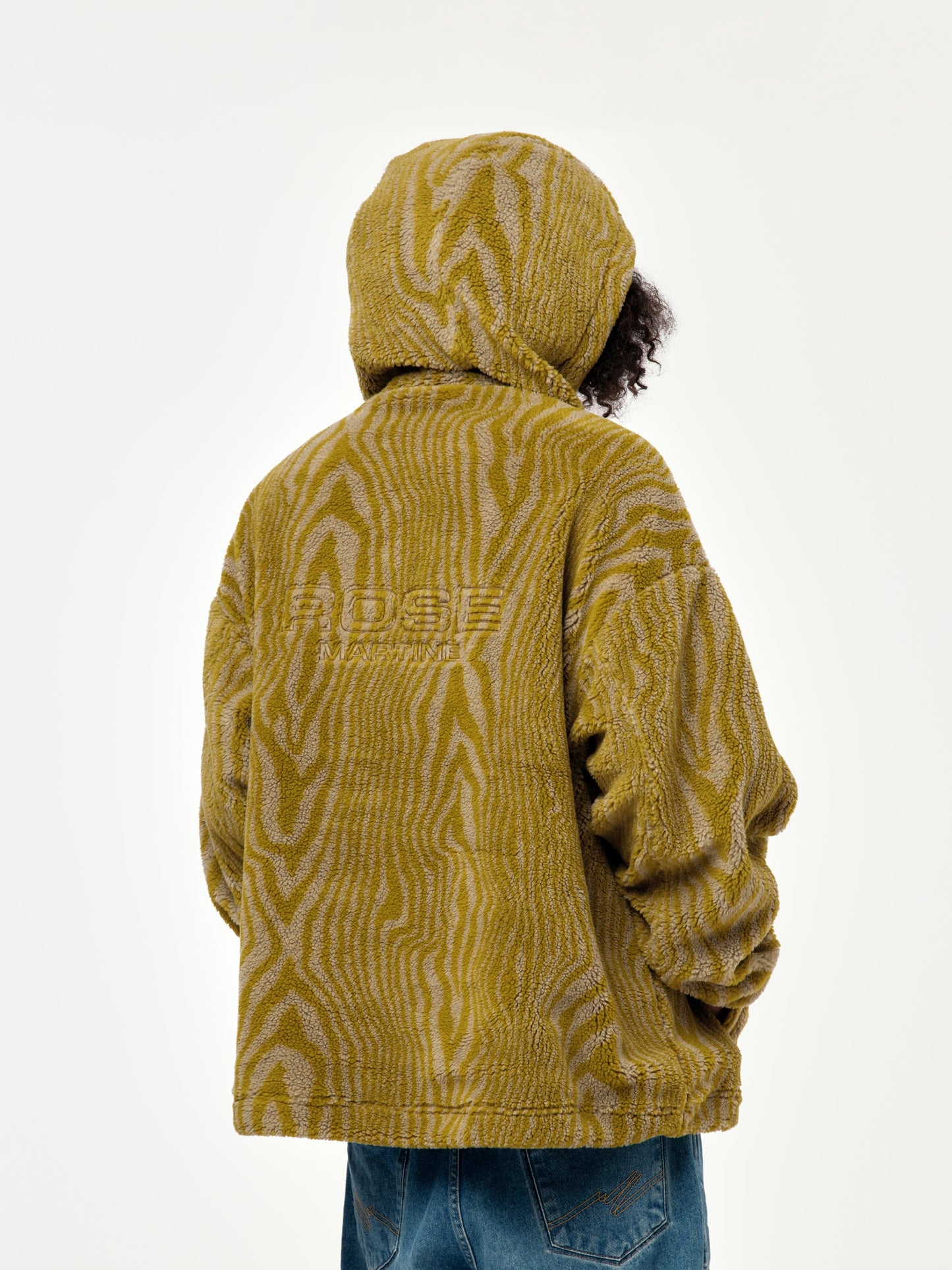 Oversized Fleece (Green/Beige)
