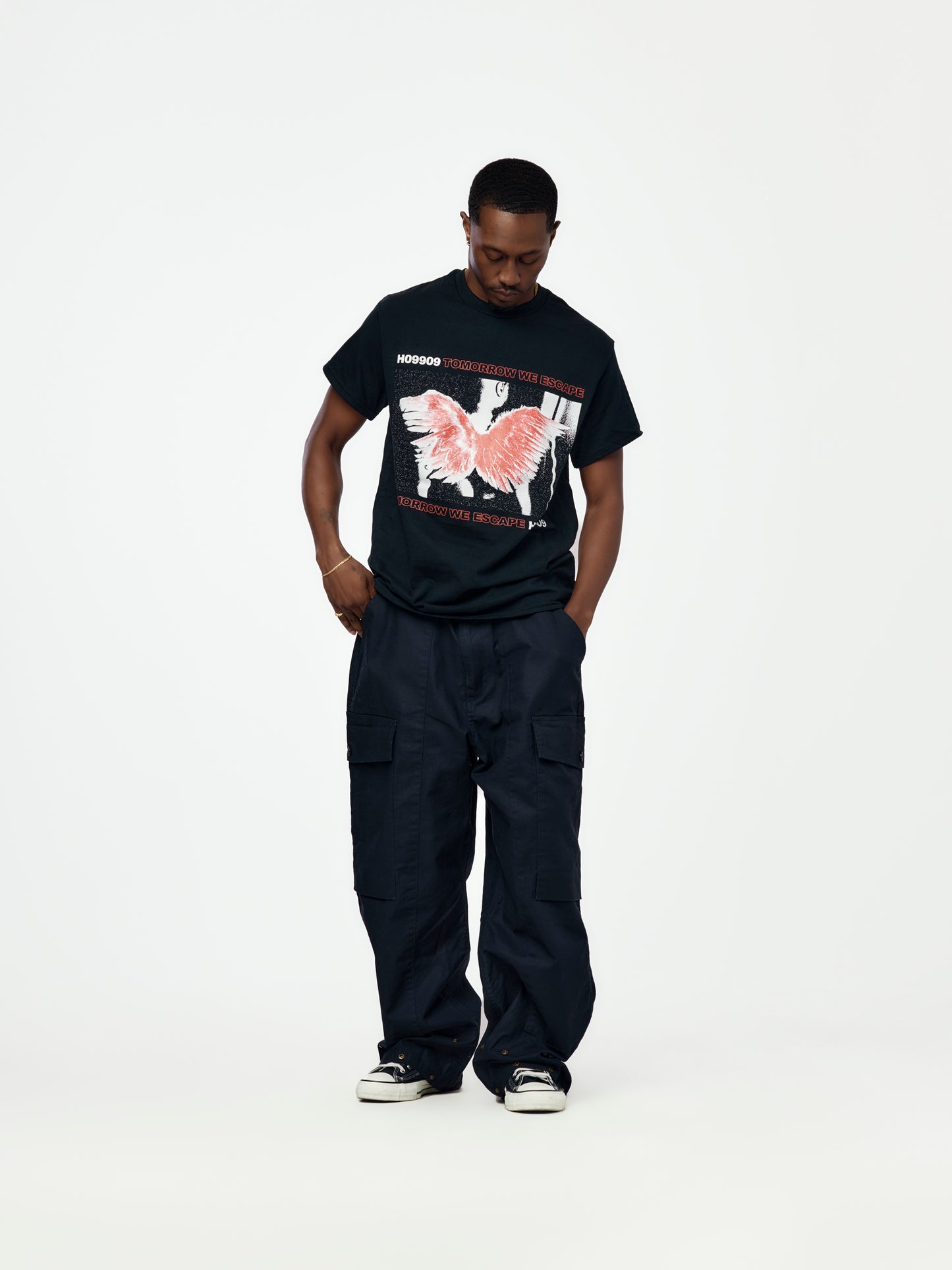 Ho99o9 TWE Night Wing Tee