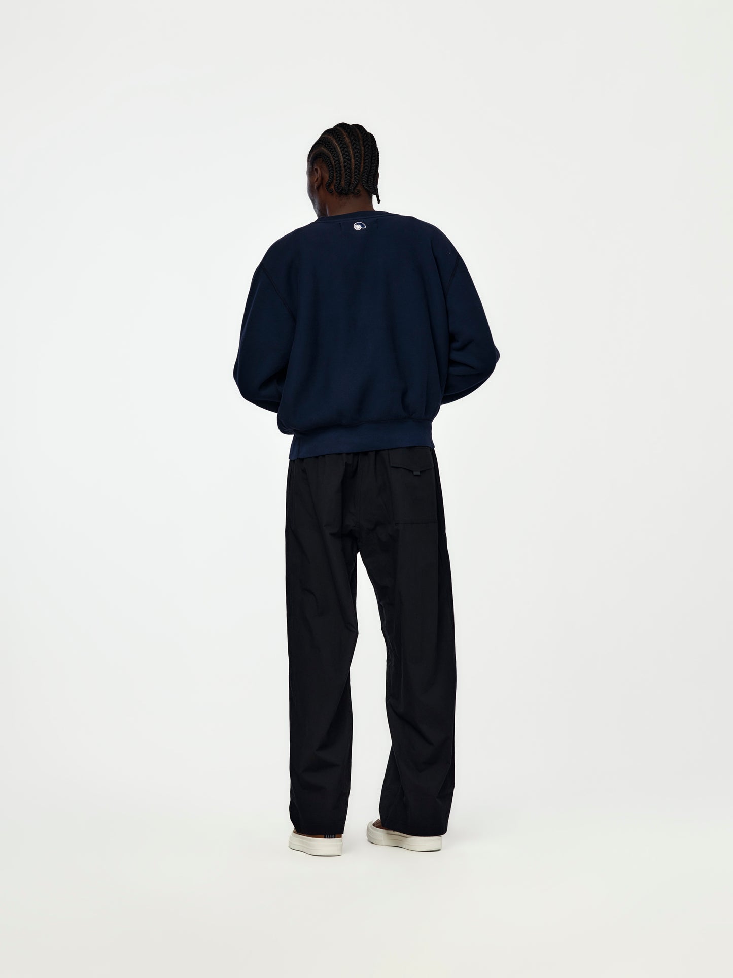 Trow Drawstring Waist Pants (Black)