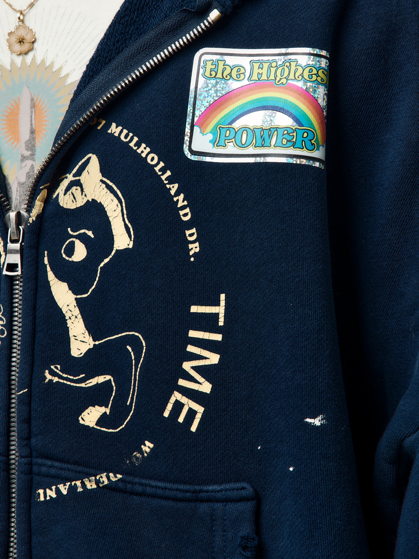 Treatment Center Zip Hooded Sweatshirt (Navy)