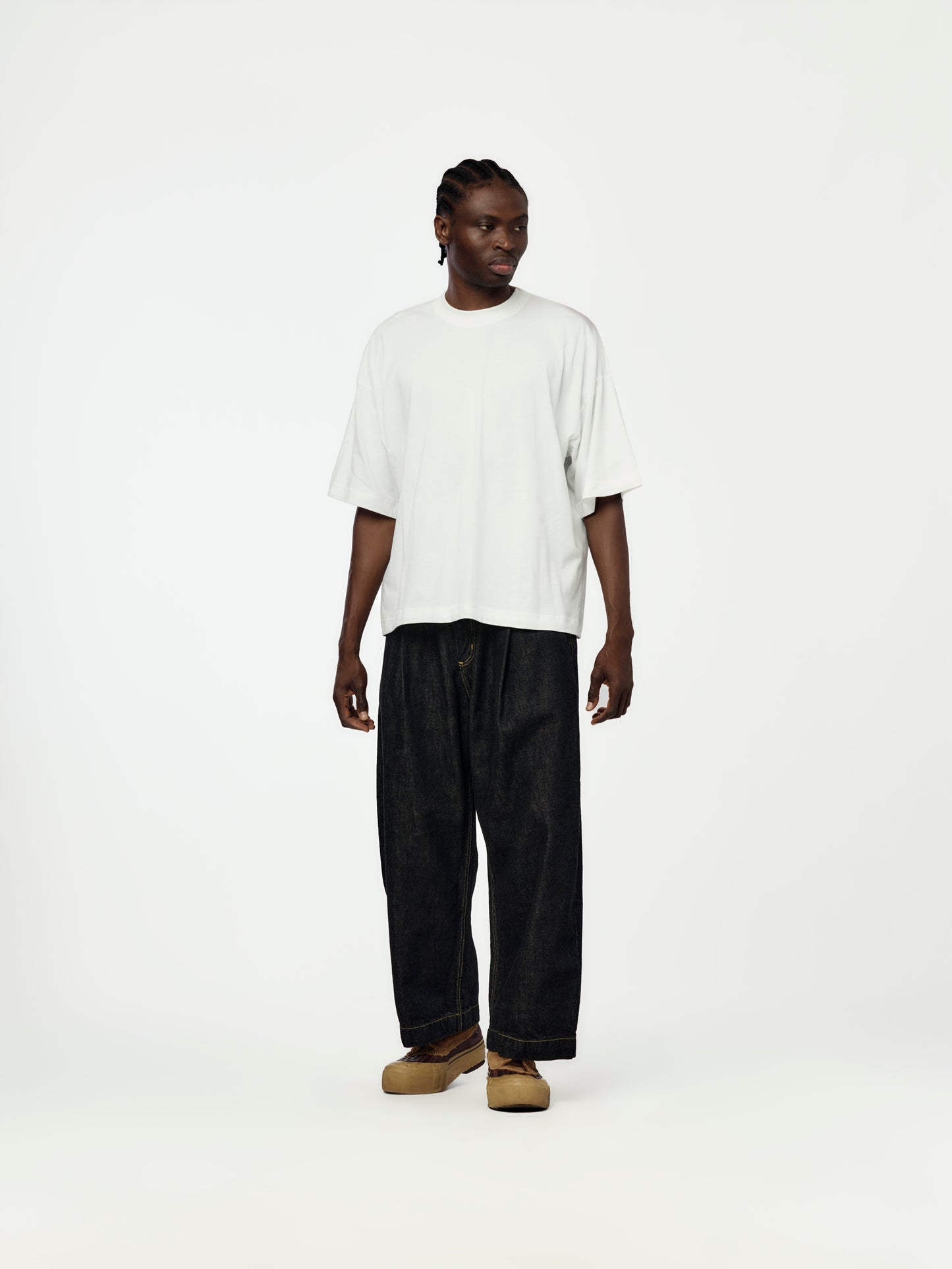 Puch Single Pleat Pant (Black)