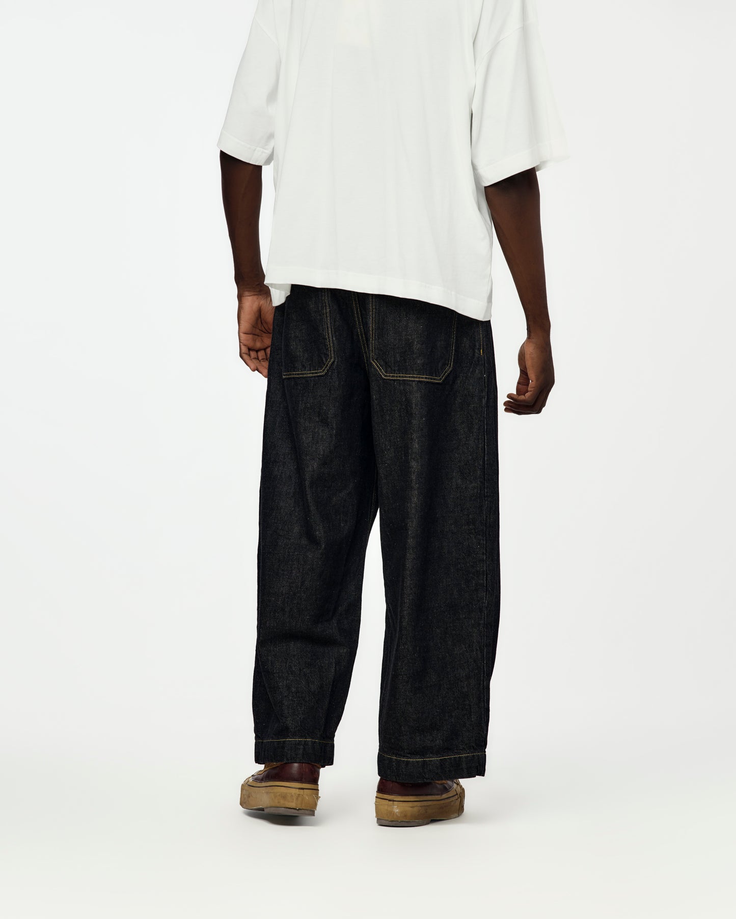 Puch Single Pleat Pant (Black)