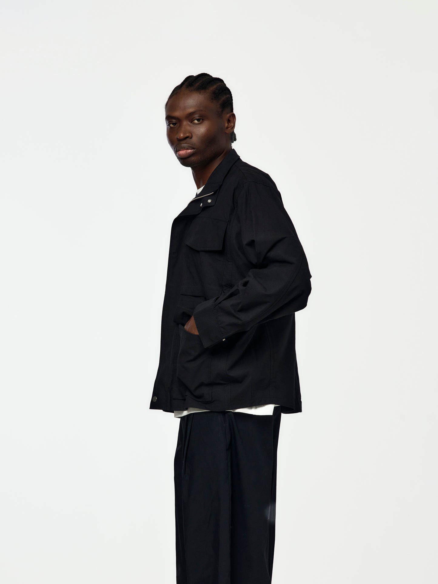 Vista Elasticated Waist Jacket (Black)