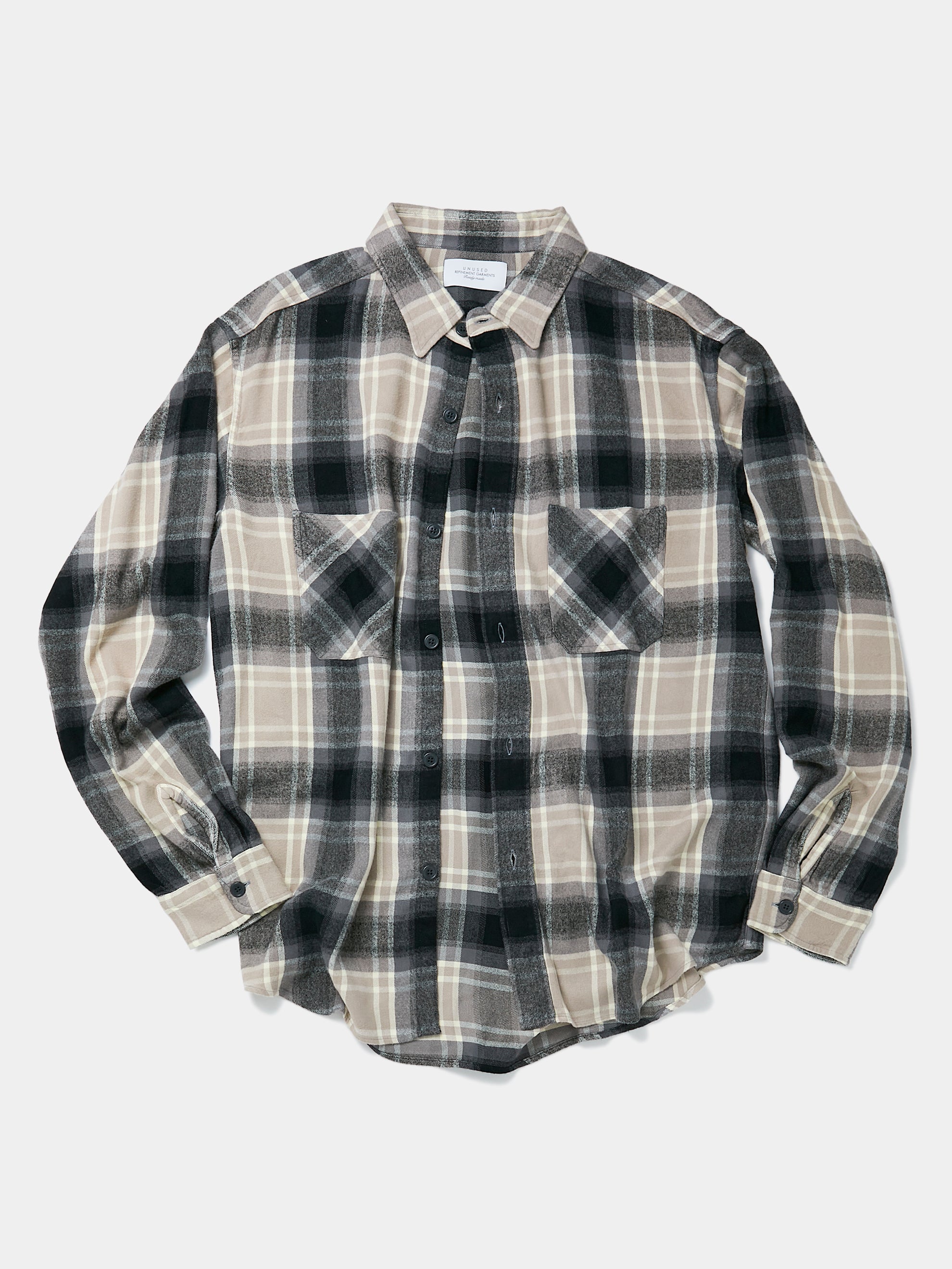 Checked BD Shirt (Beige/Black)