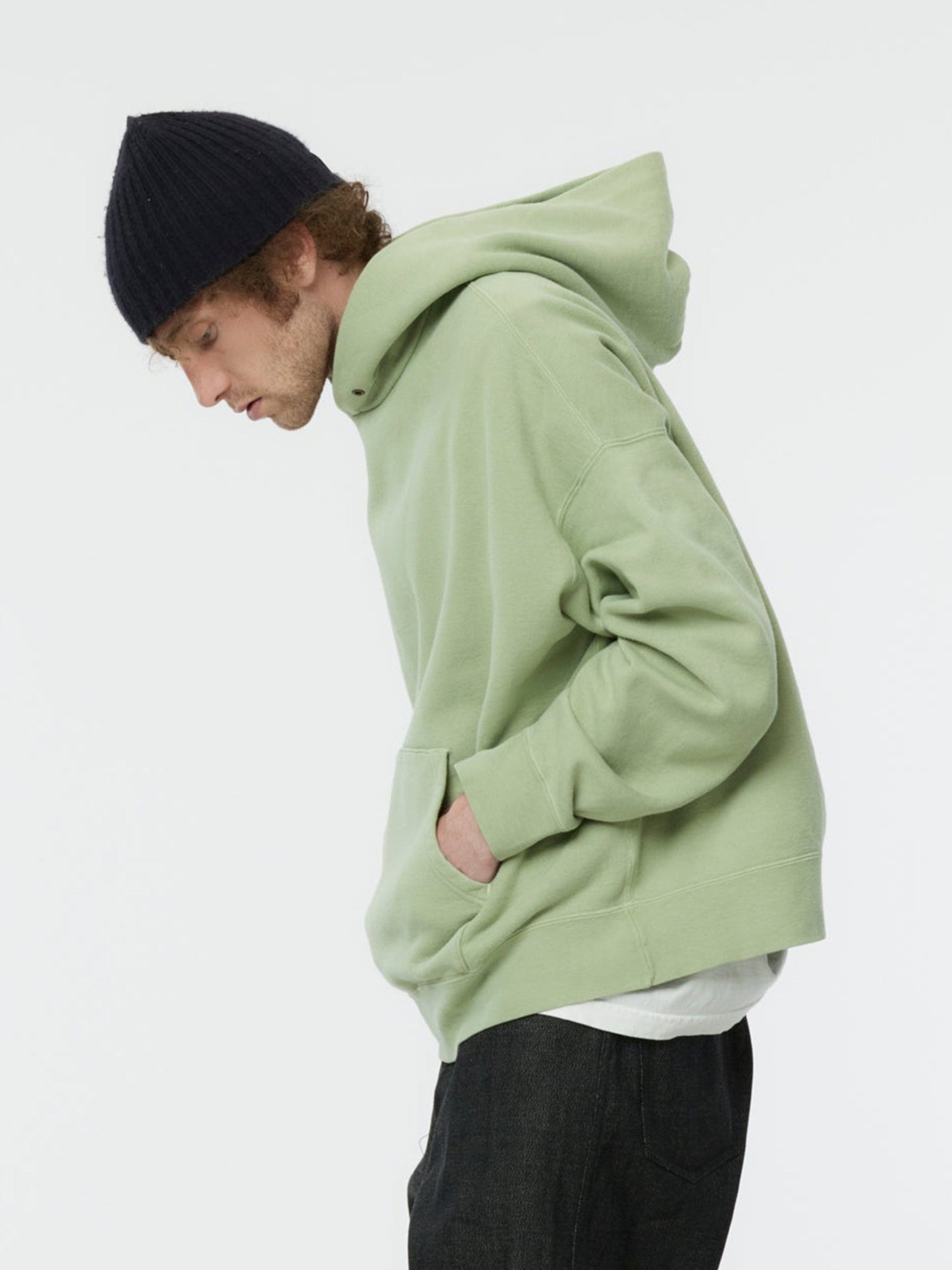 AMPLUS SB HOODIE P.O. DMGD (U.D.) (Lt. Green)
