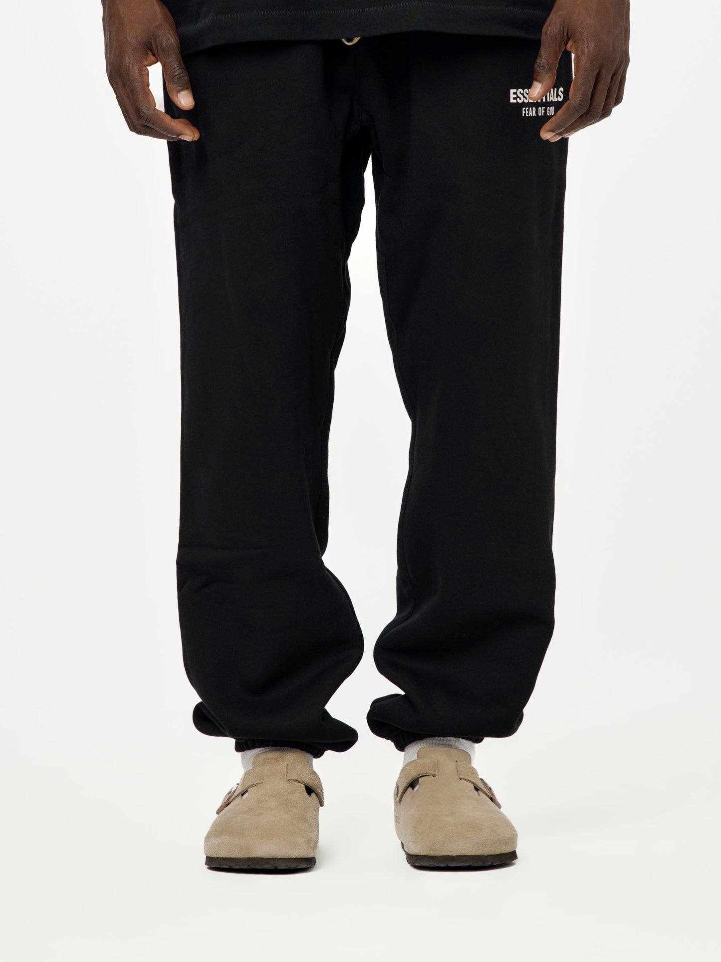 Fleece Essential Sweatpant (Black)