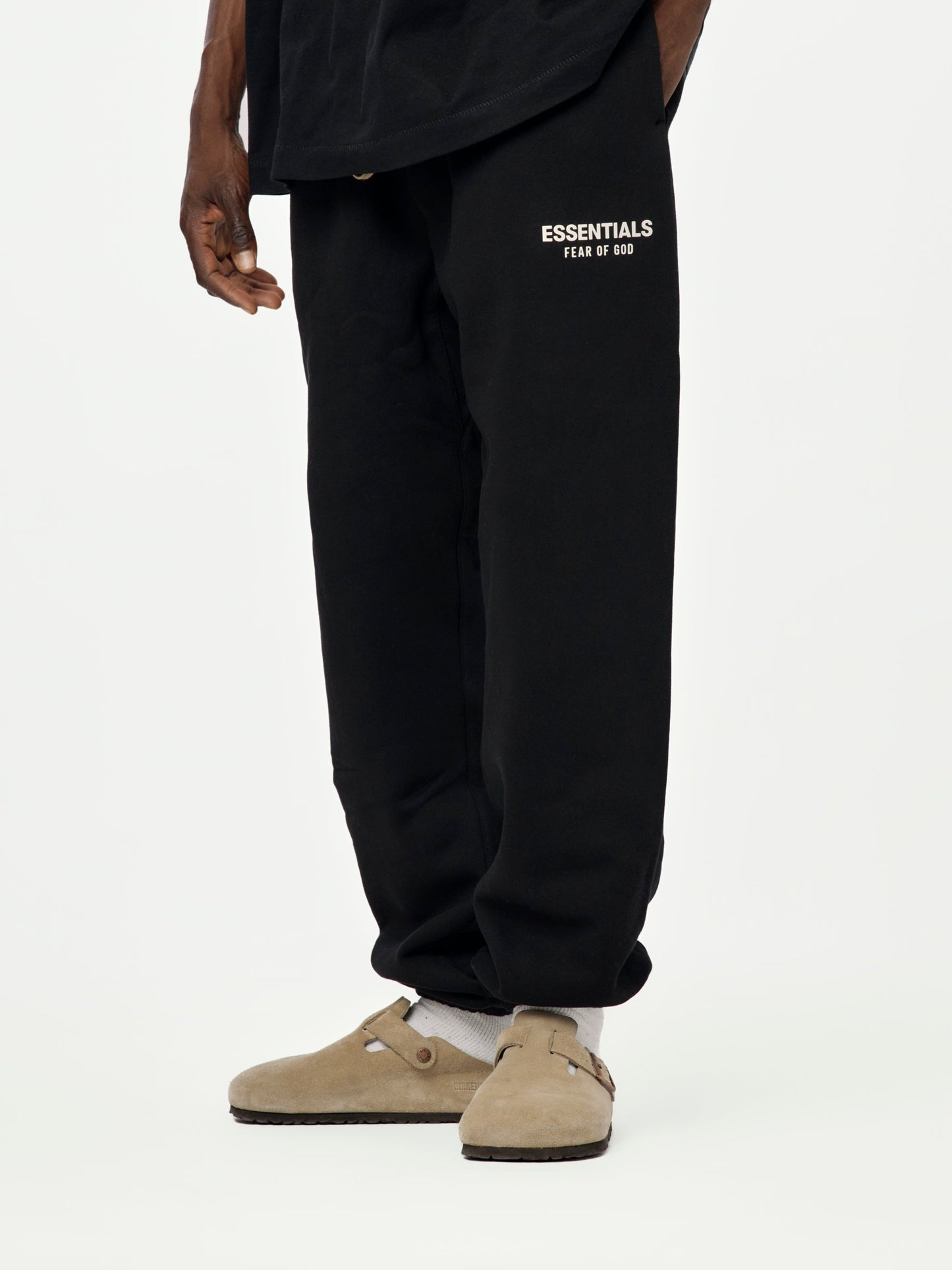 Fleece Essential Sweatpant (Black)