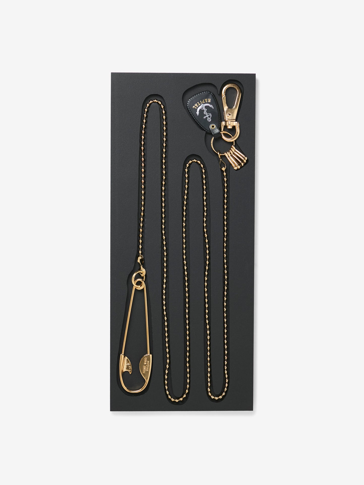 Brass ANCHOR Snood Chain (Silver)