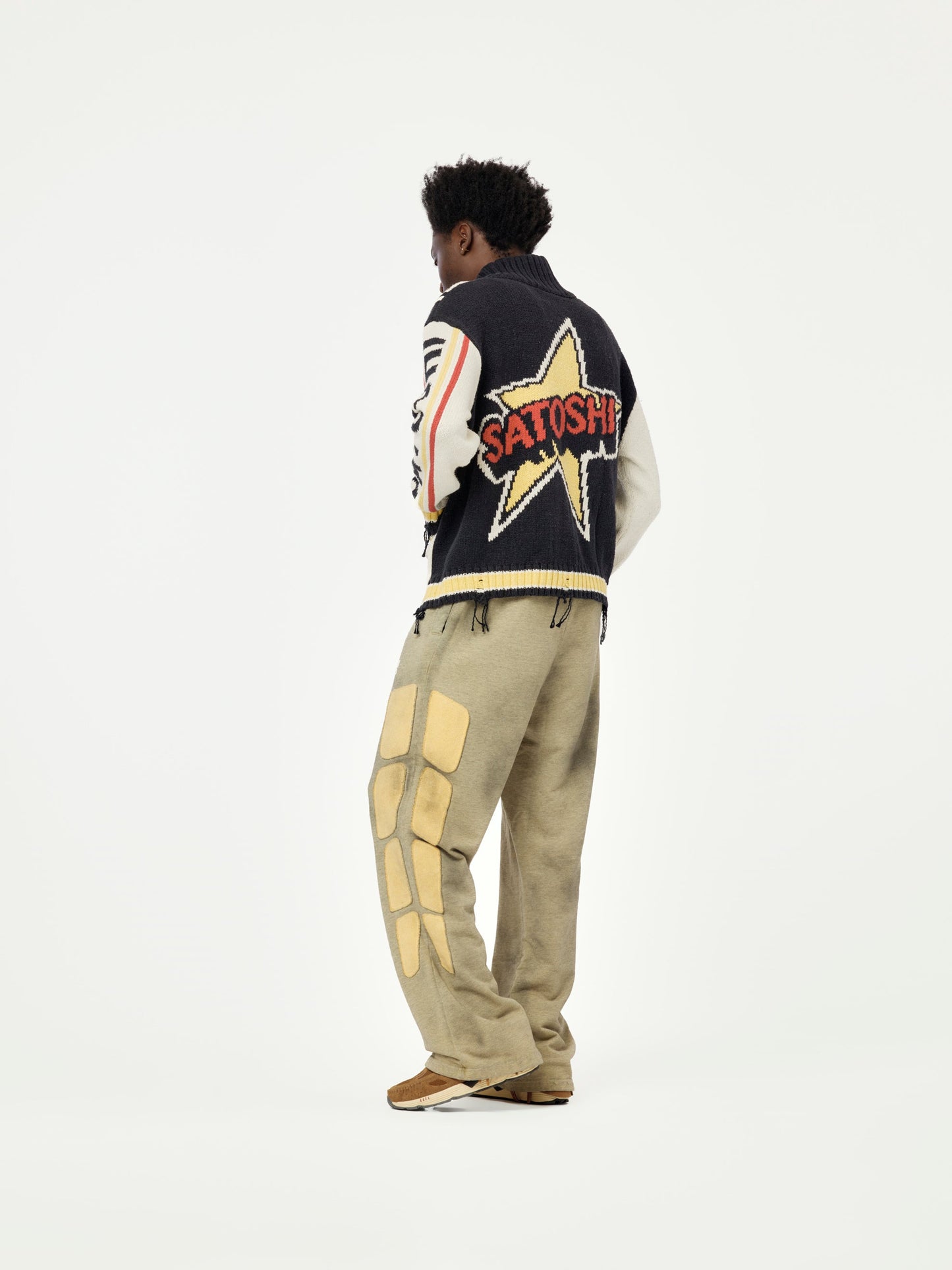 MEMORY VARSITY CARDIGAN (White)