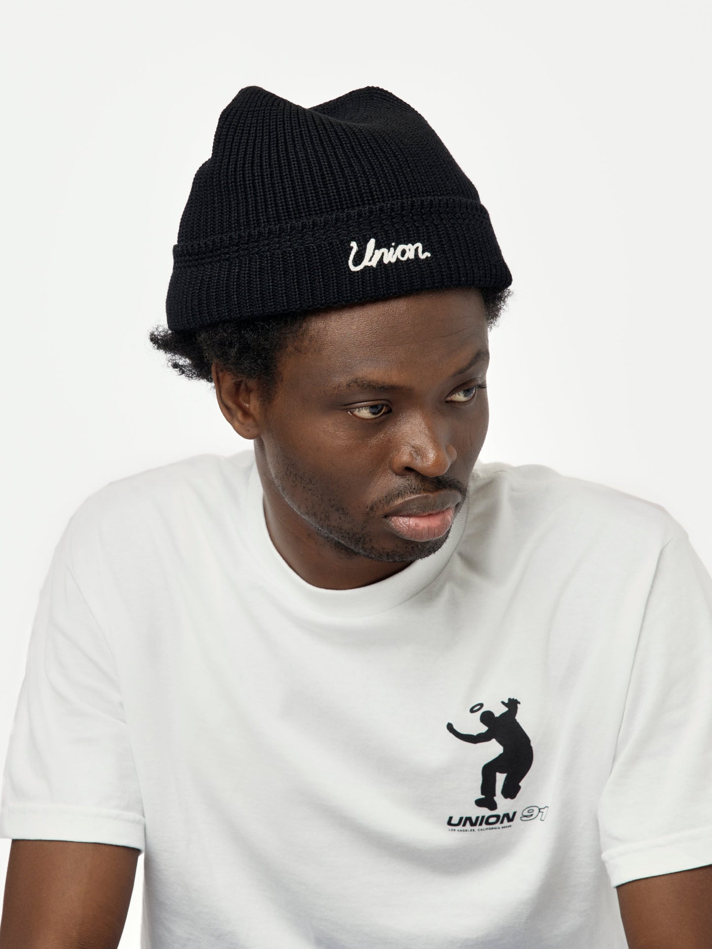Script Watch Cap (Caviar)