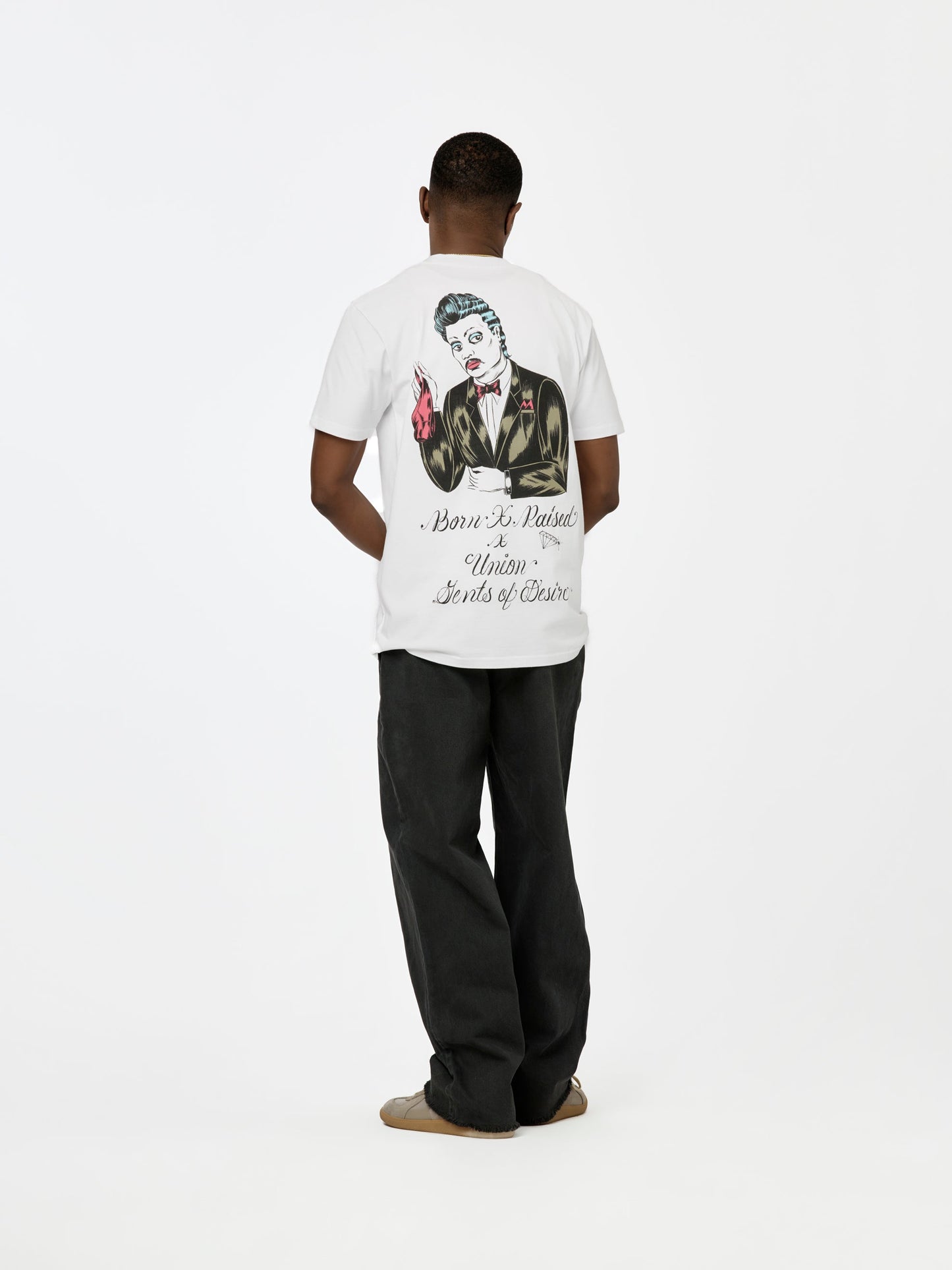 BXR + UNION GENTS OF DESIRE LARRY TEE (White)