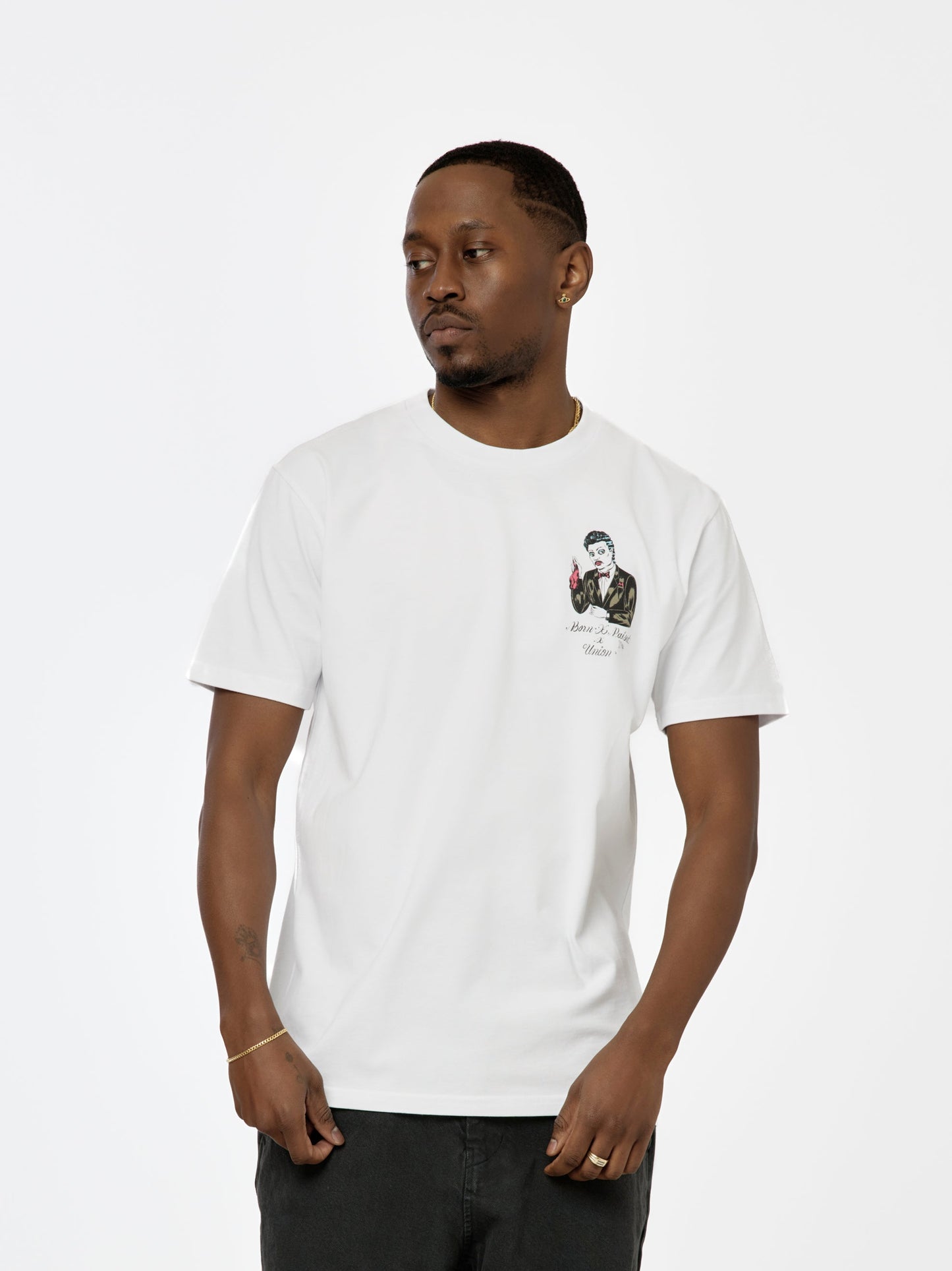BXR + UNION GENTS OF DESIRE LARRY TEE (White)