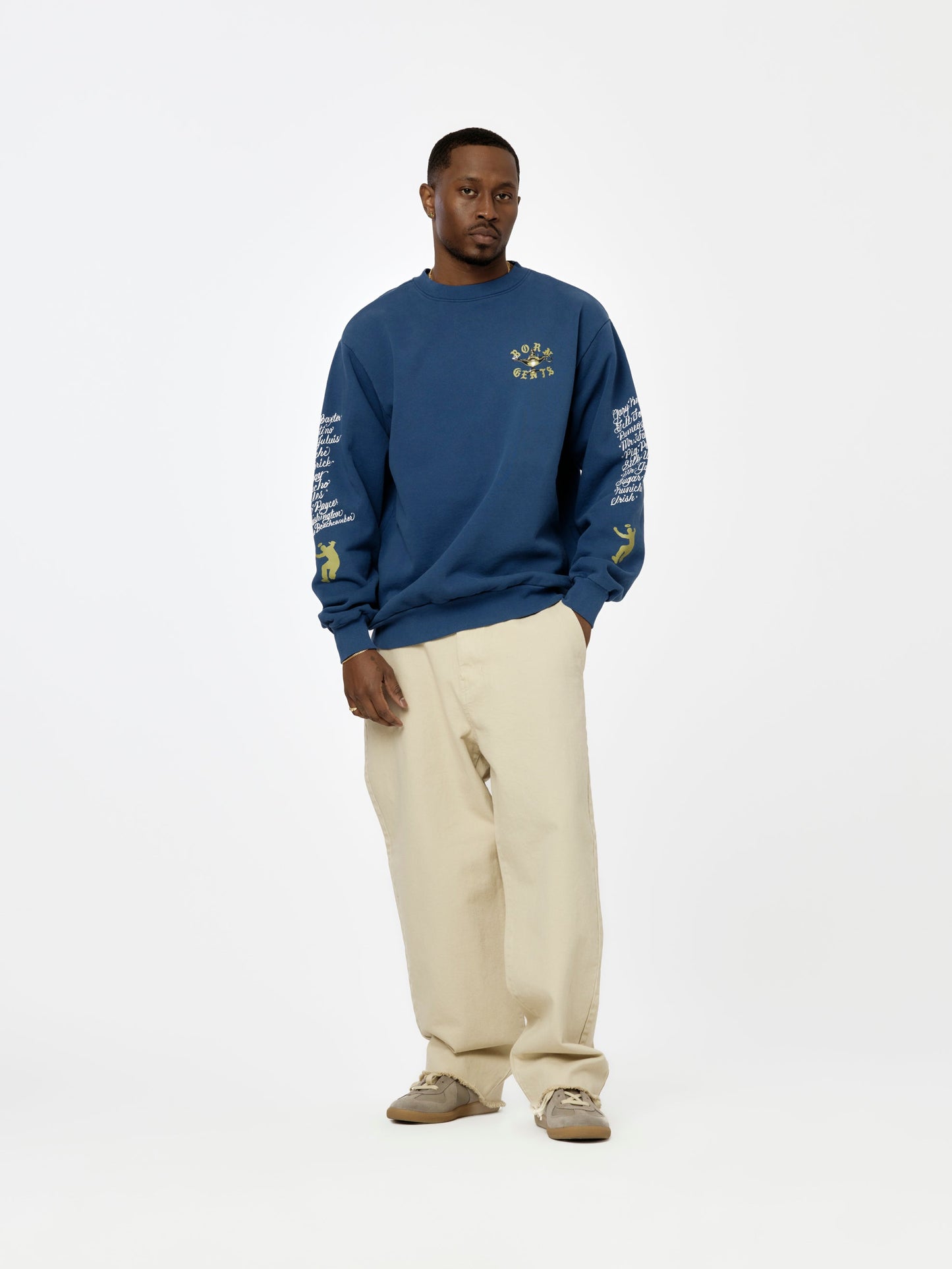 BXR + UNION GENTS OF DESIRE RULES CREWNECK (Cobalt)
