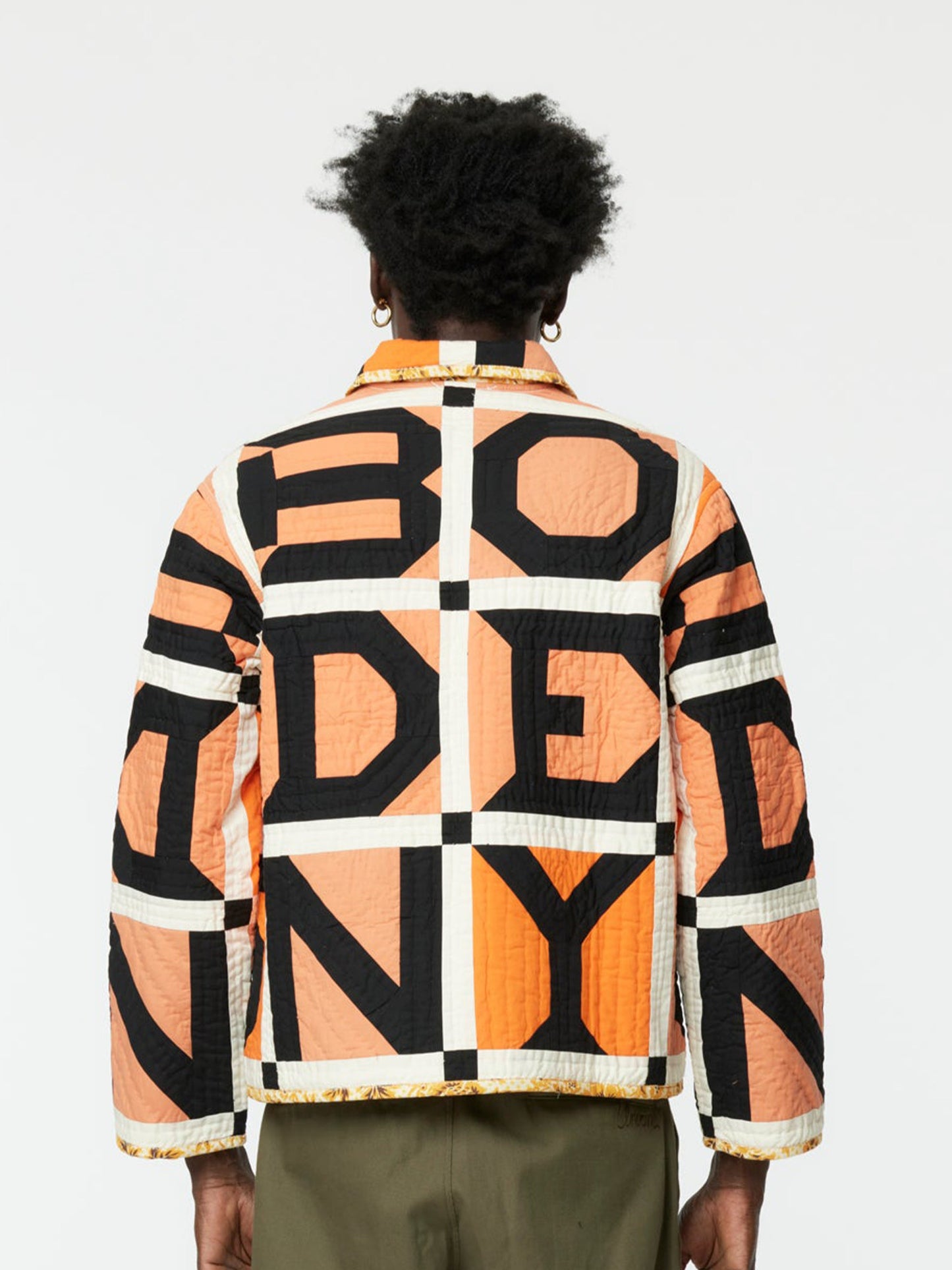 LETTER BLOCK QUILT JACKET