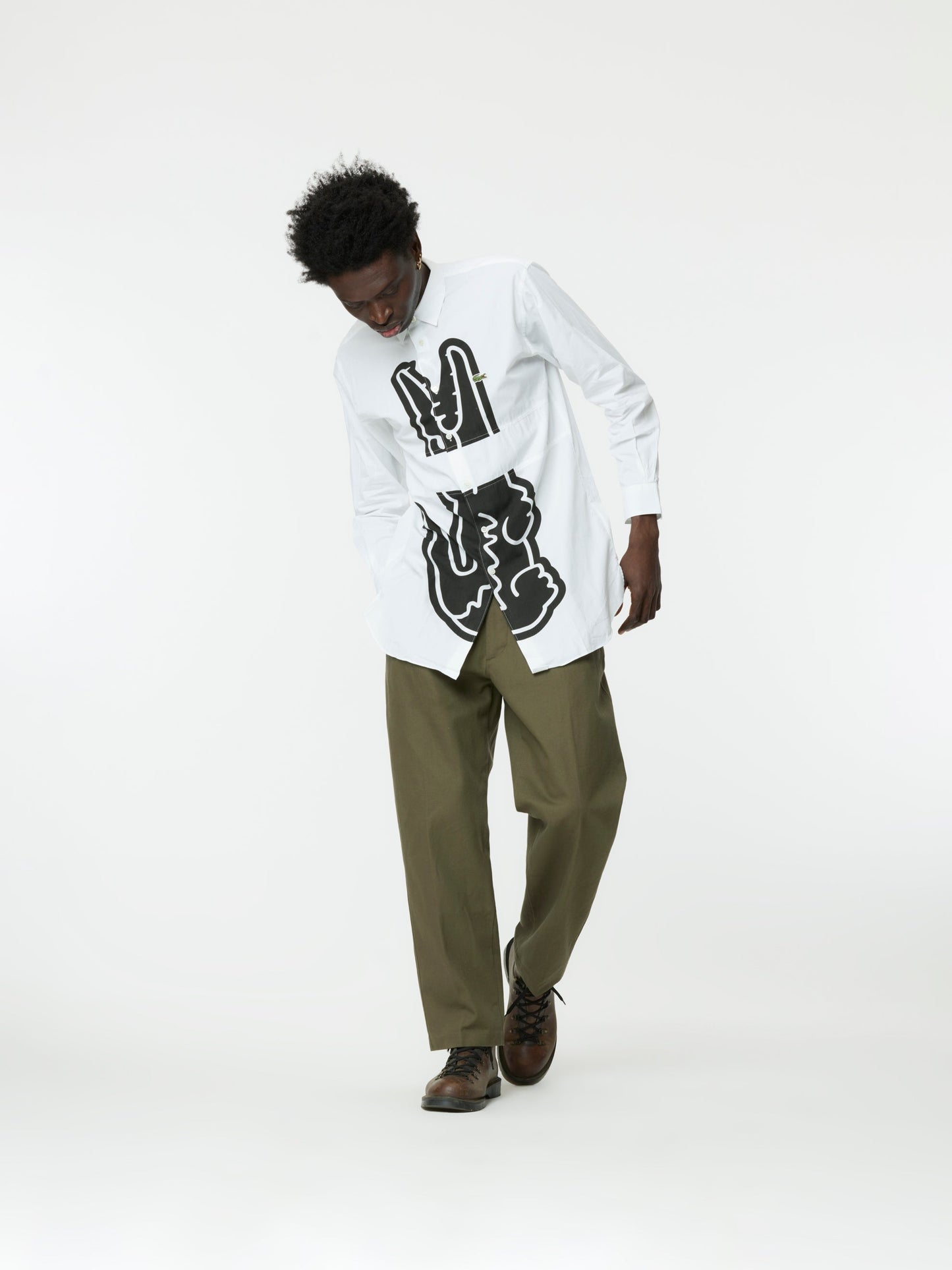 SHIRT X LACOSTE (White/Black)