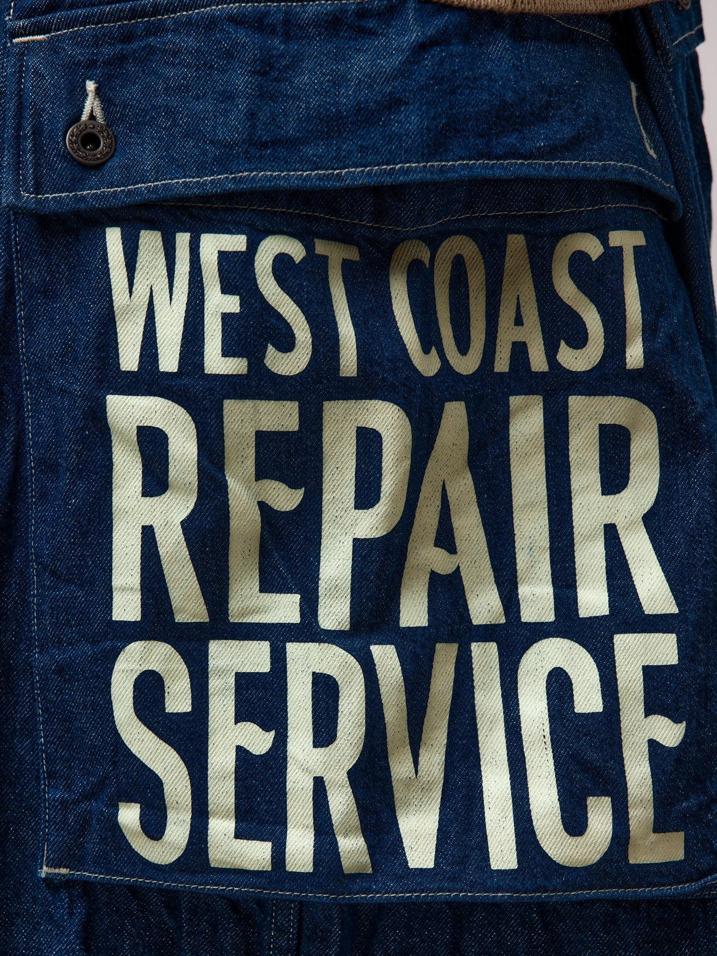 11.5oz Denim JUMBO MONKEY Pants (FACTORY-REPAIR & Embroidery)