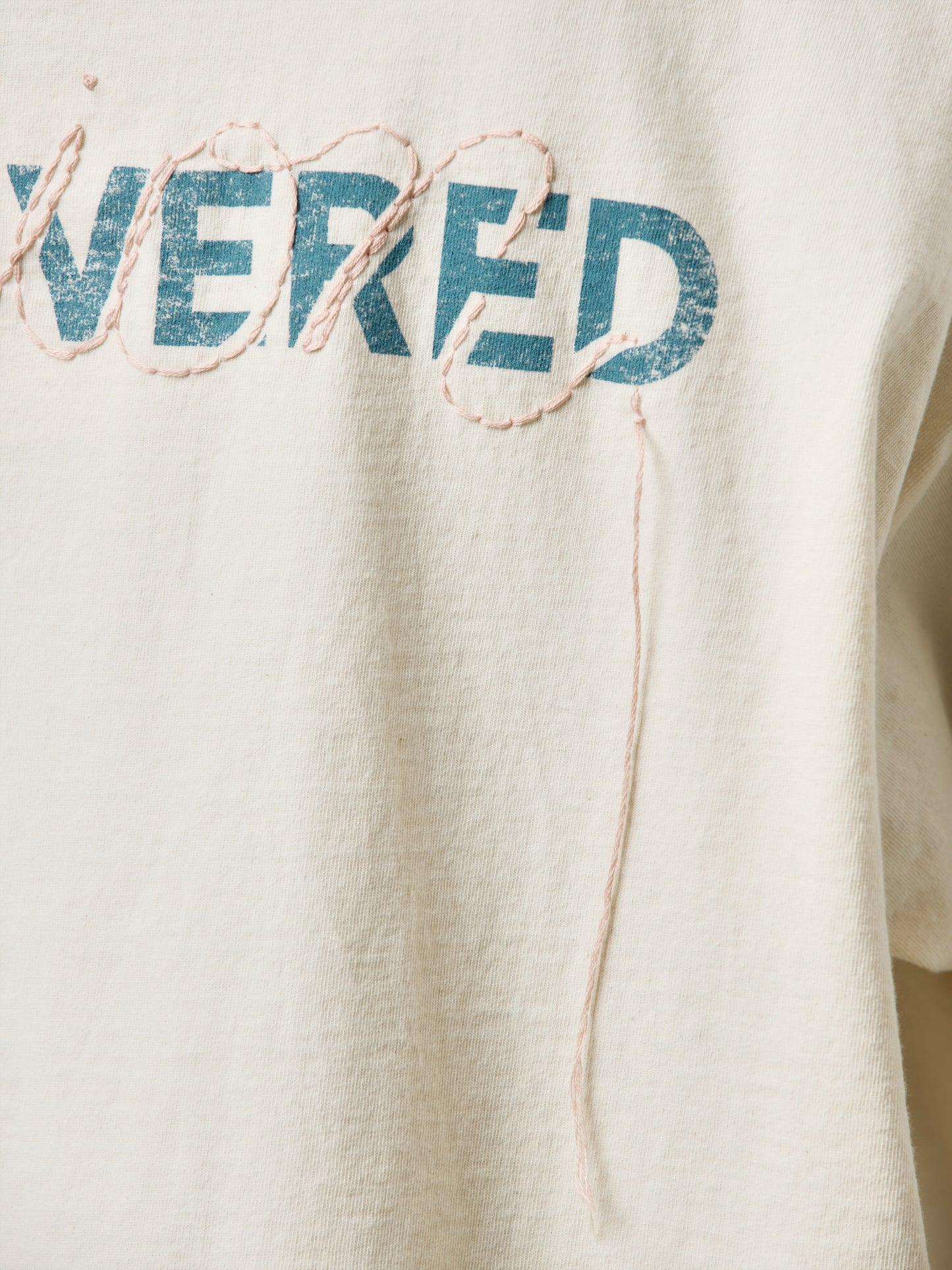 Union Looping Damage Tee (Ecru)