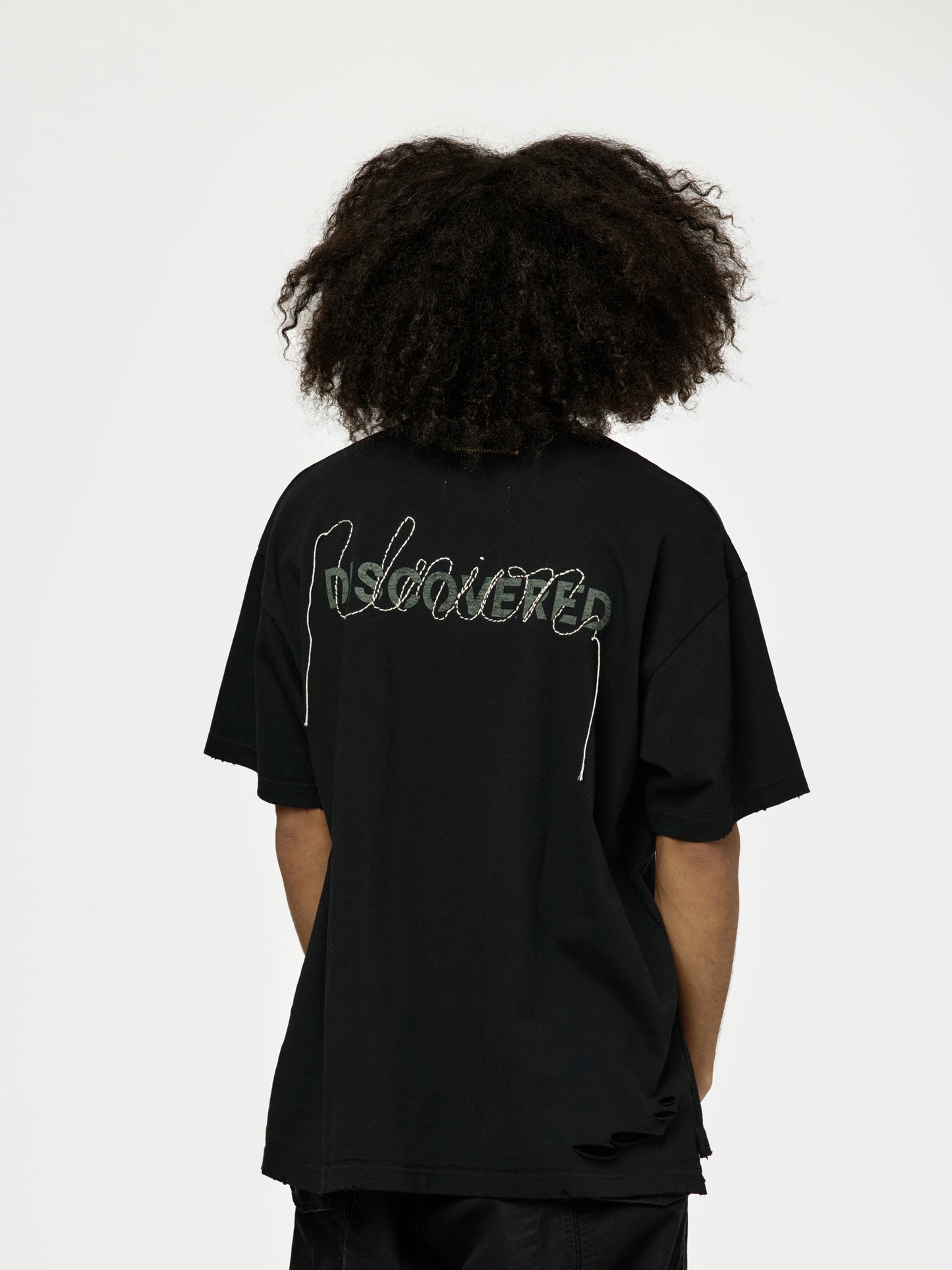 Union Looping Damage Tee (Black)