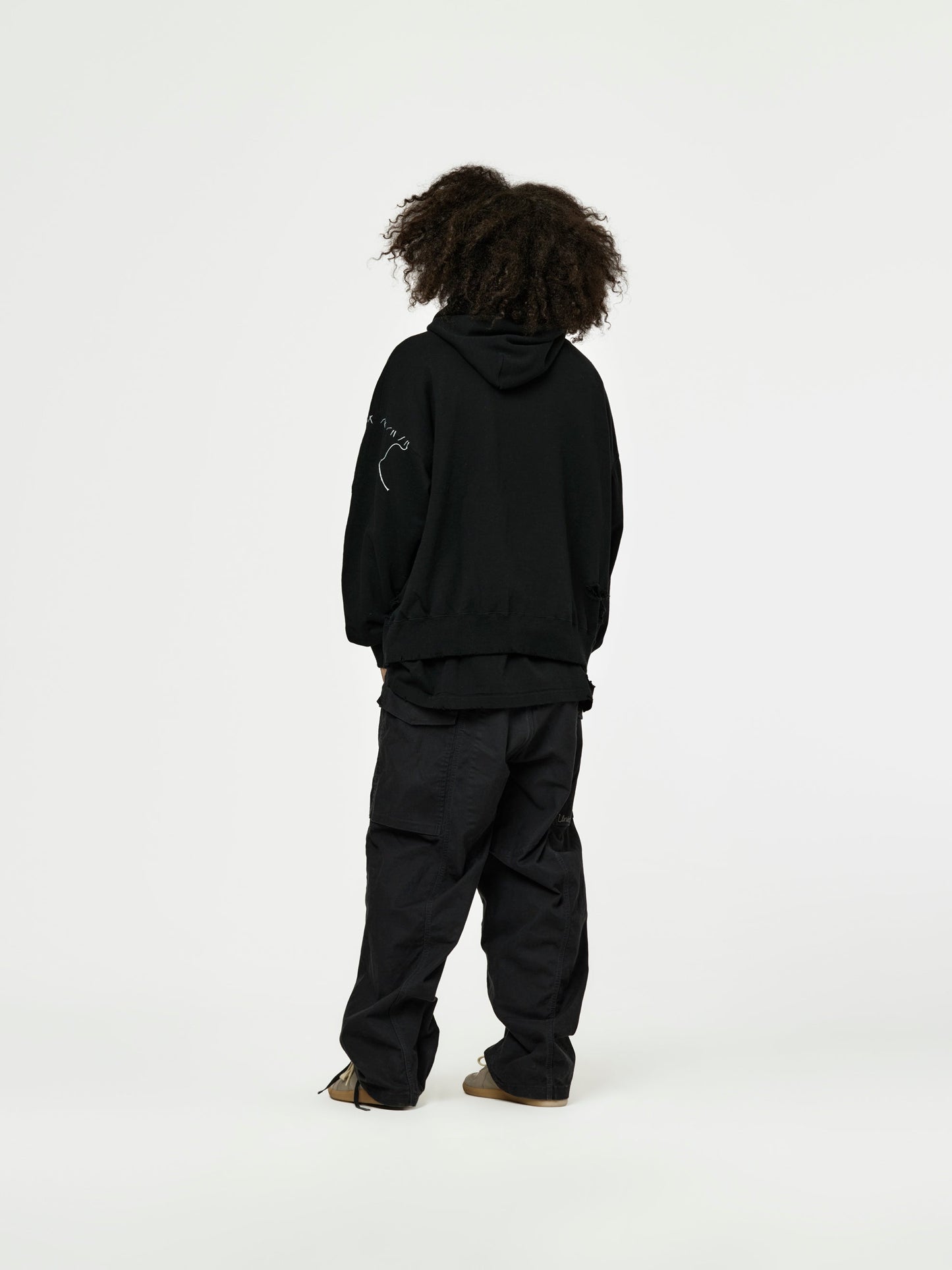 Union Looping Damage Hoody (Black)
