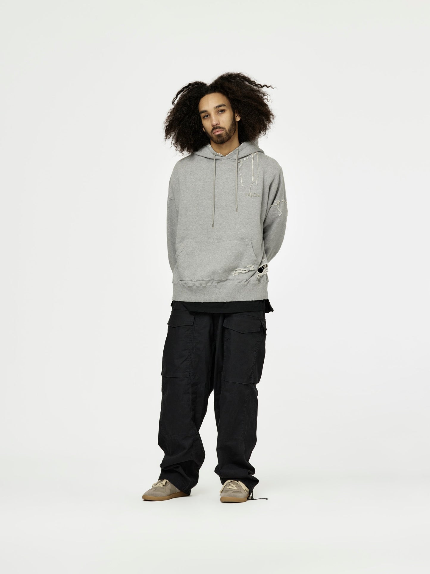 Union Looping Damage Hoody (Ecru)