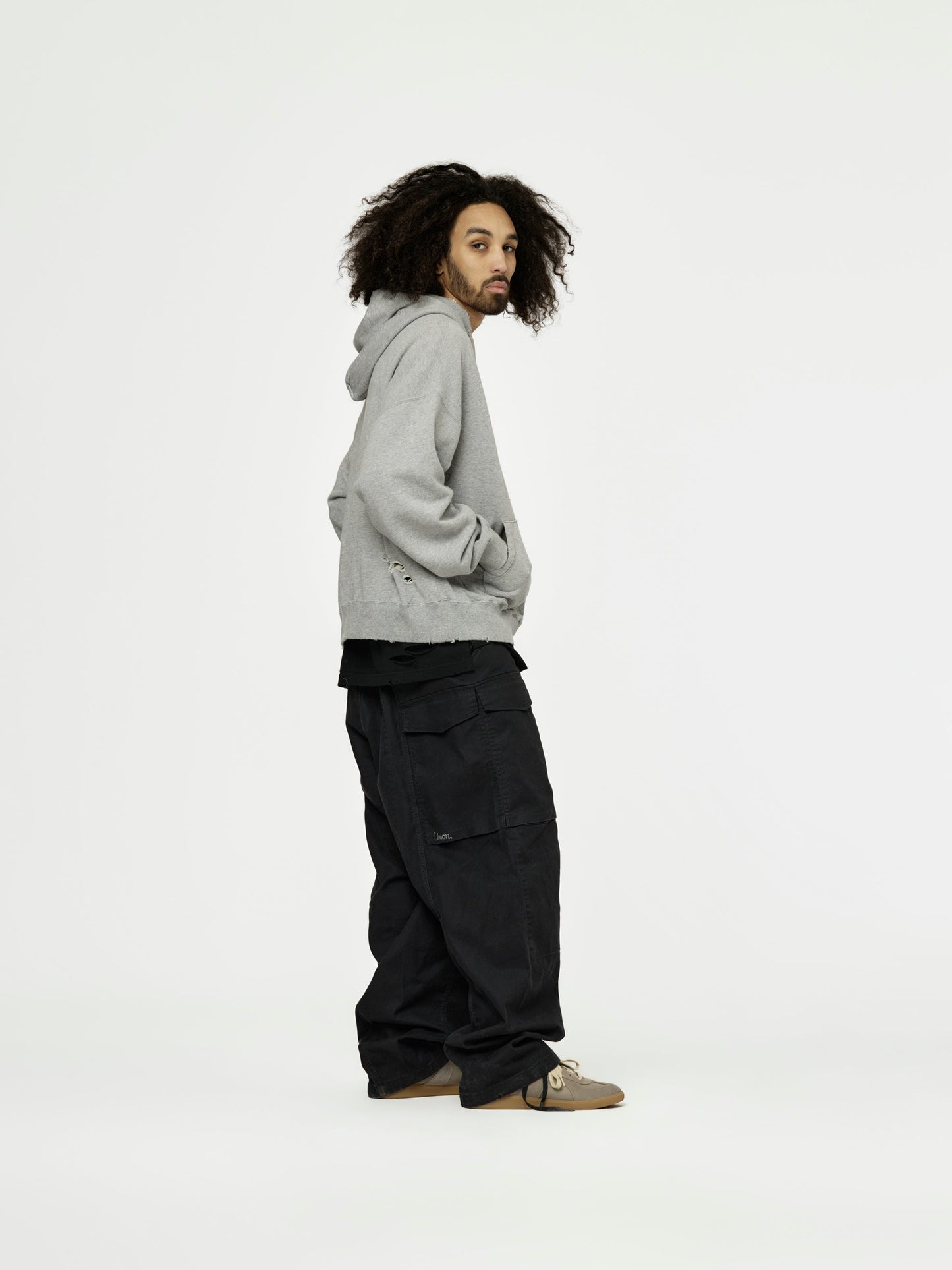 Union Looping Damage Hoody (Ecru)