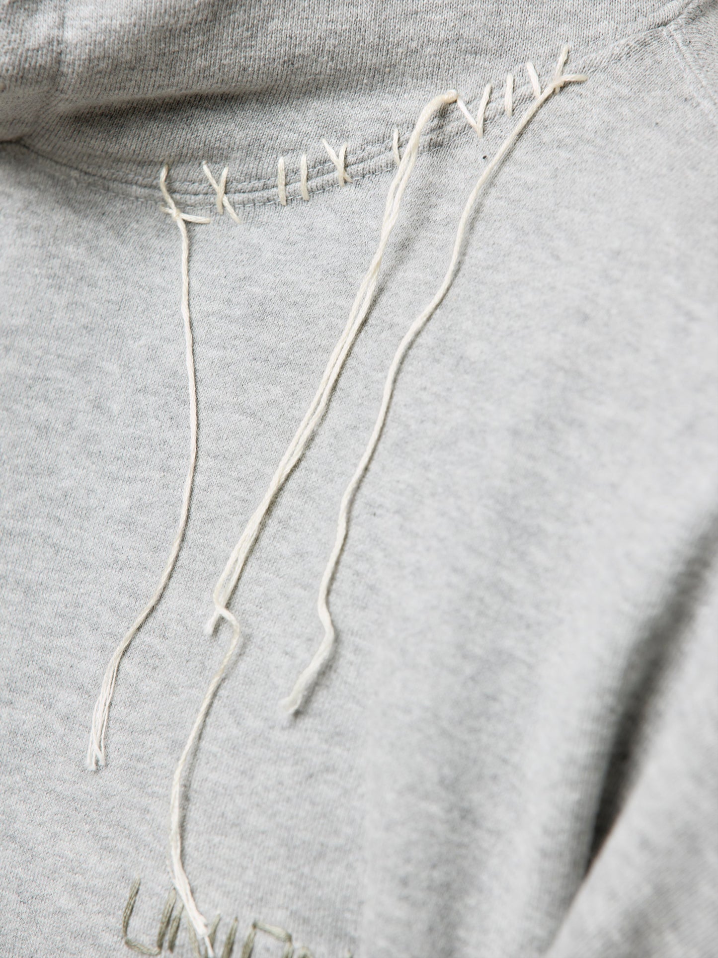 Union Looping Damage Hoody (Ecru)