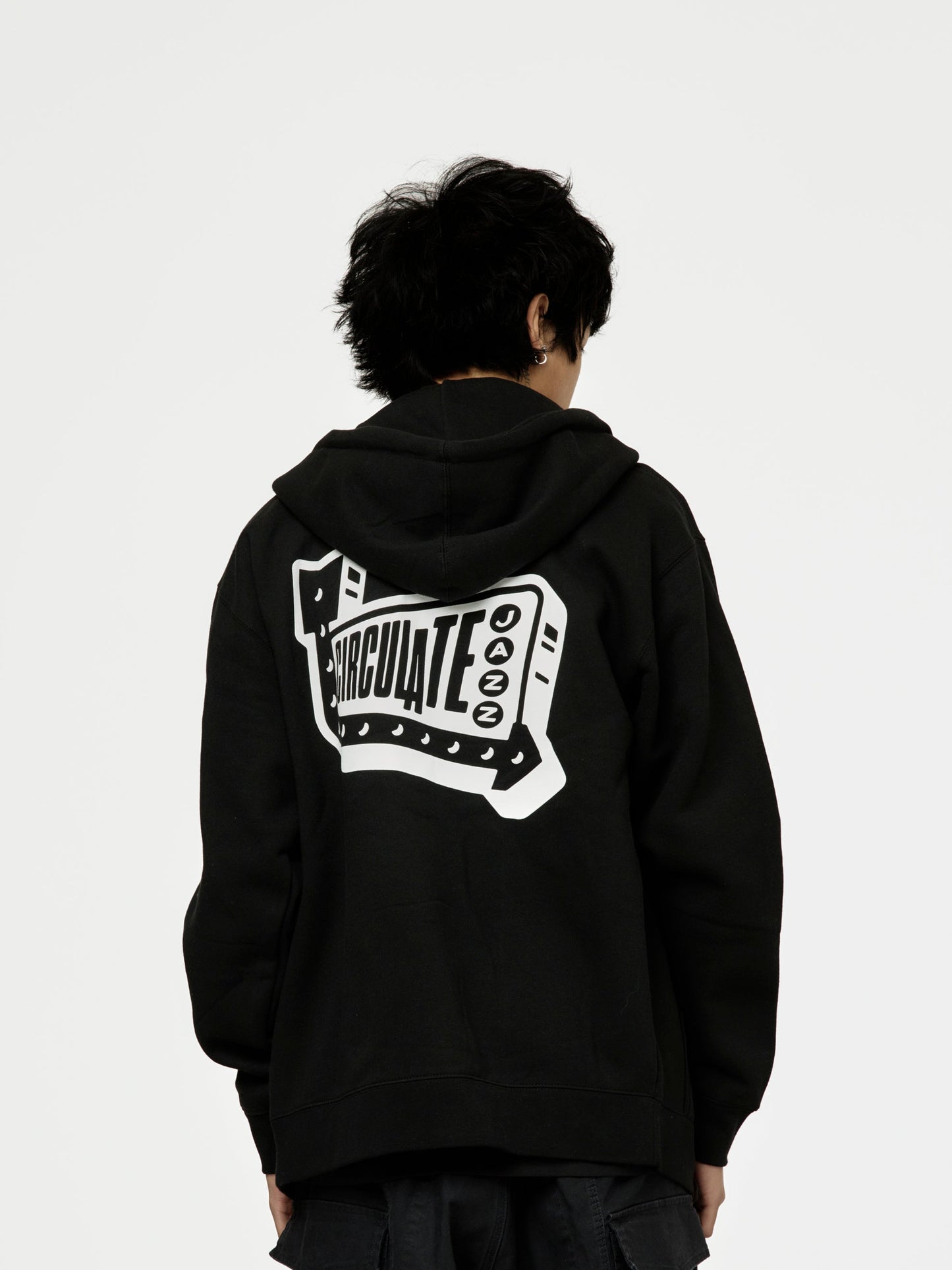 In Studio Zip Hoodie (Black)